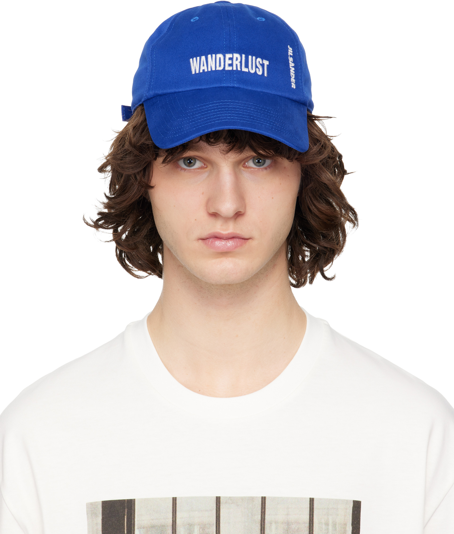 Jil Sander - Casquette 'Wanderlust' bleue