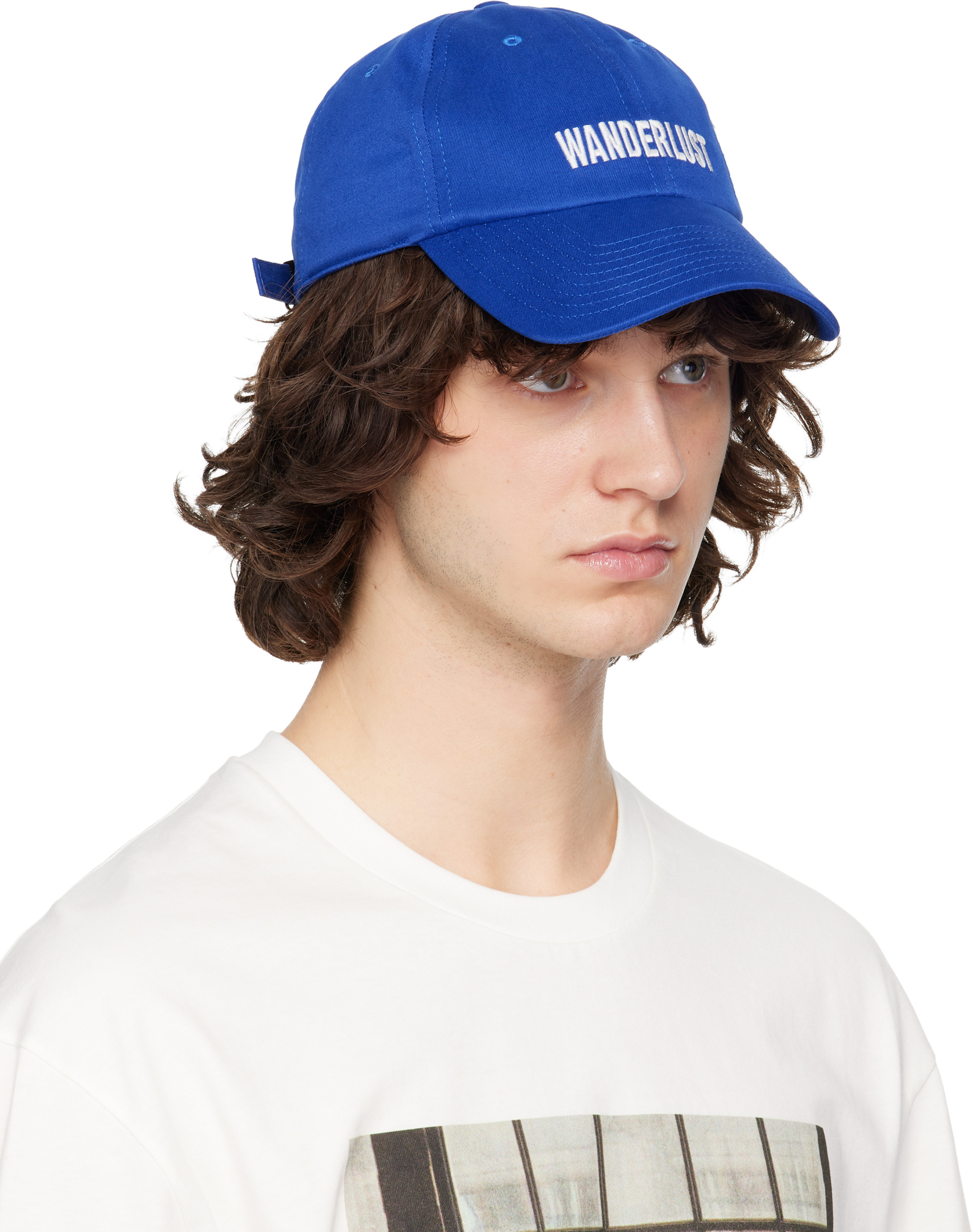 Jil Sander - Casquette 'Wanderlust' bleue