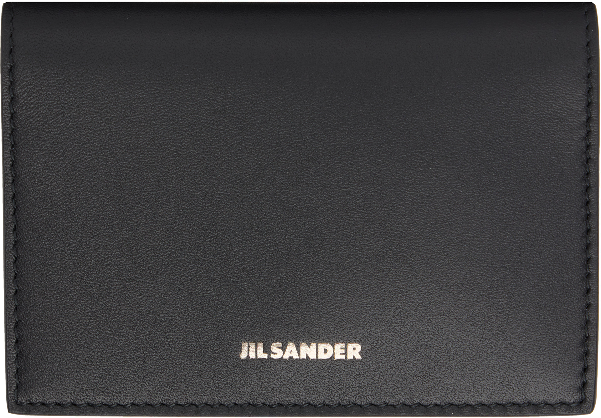 Jil Sander - 블랙 플랫 카드 지갑