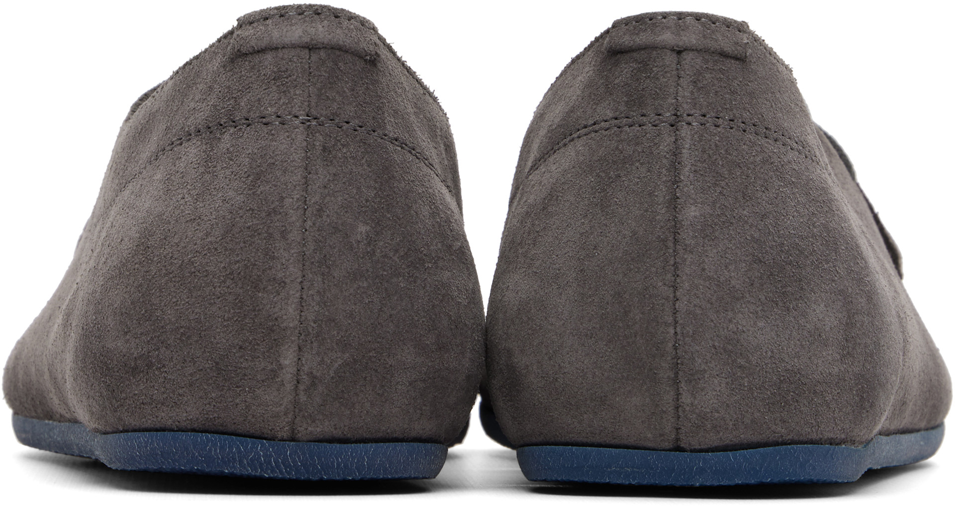 Jil Sander: Gray Hood Lace-Up Derbys | SSENSE