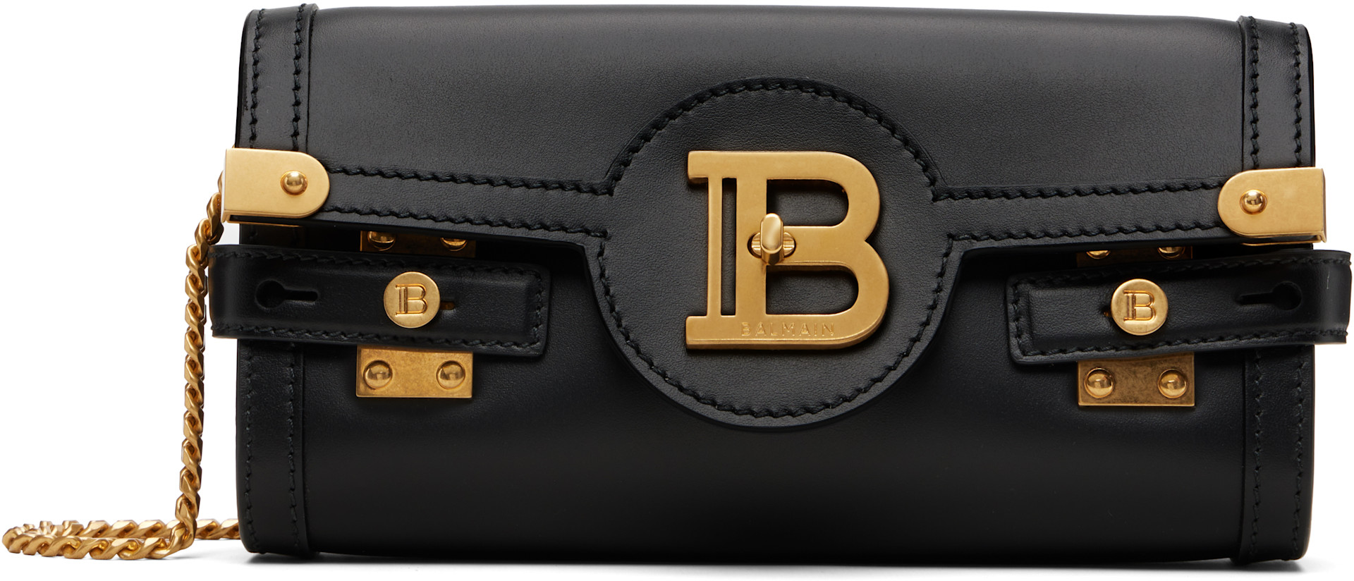 Balmain - Sac de style pochette noir - B-Buzz