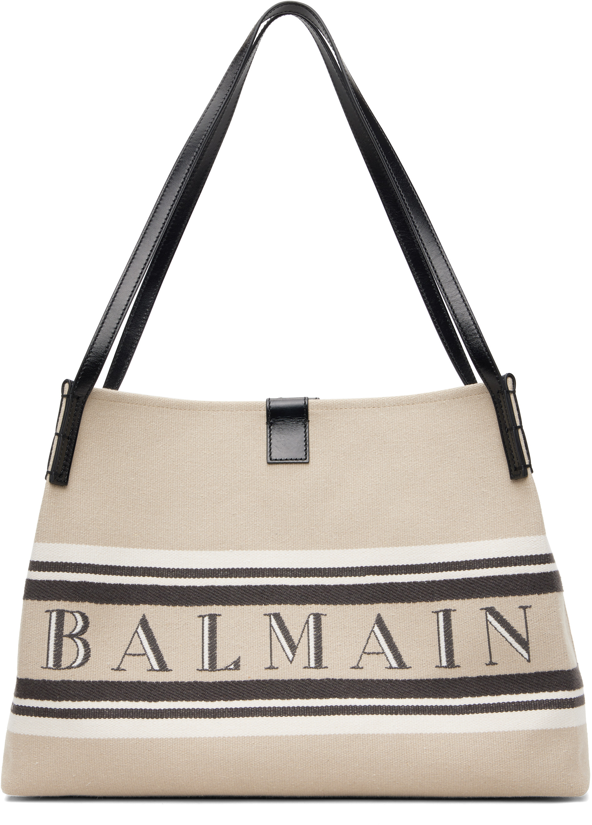 Balmain - Moyen cabas beige