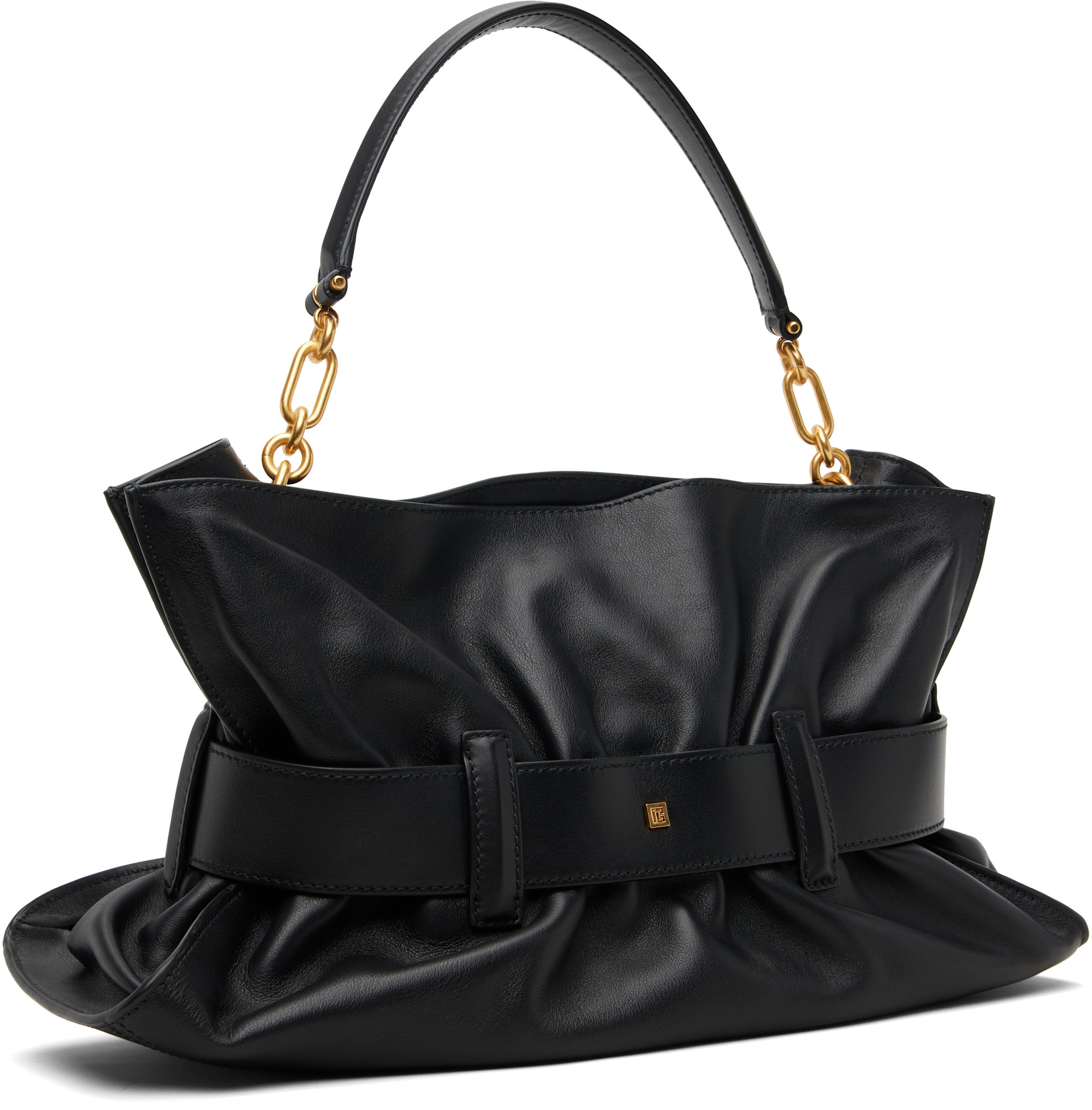 BALMAIN: Black Medium Anthem Bag | SSENSE
