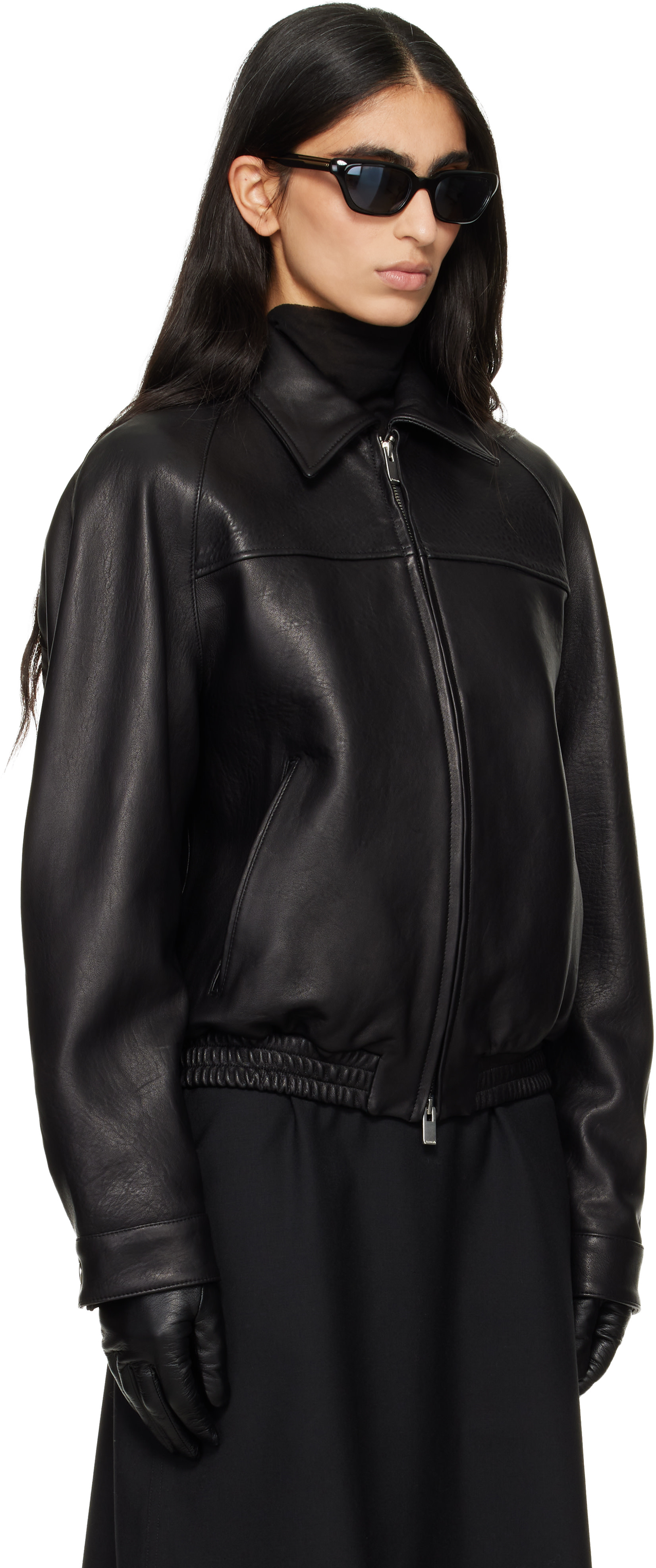 ジャケット・アウター 00s Y2K Archive Lamb Leather Jacket EKAM LAMB LEATHER INTARSIA JACKET – glam archive