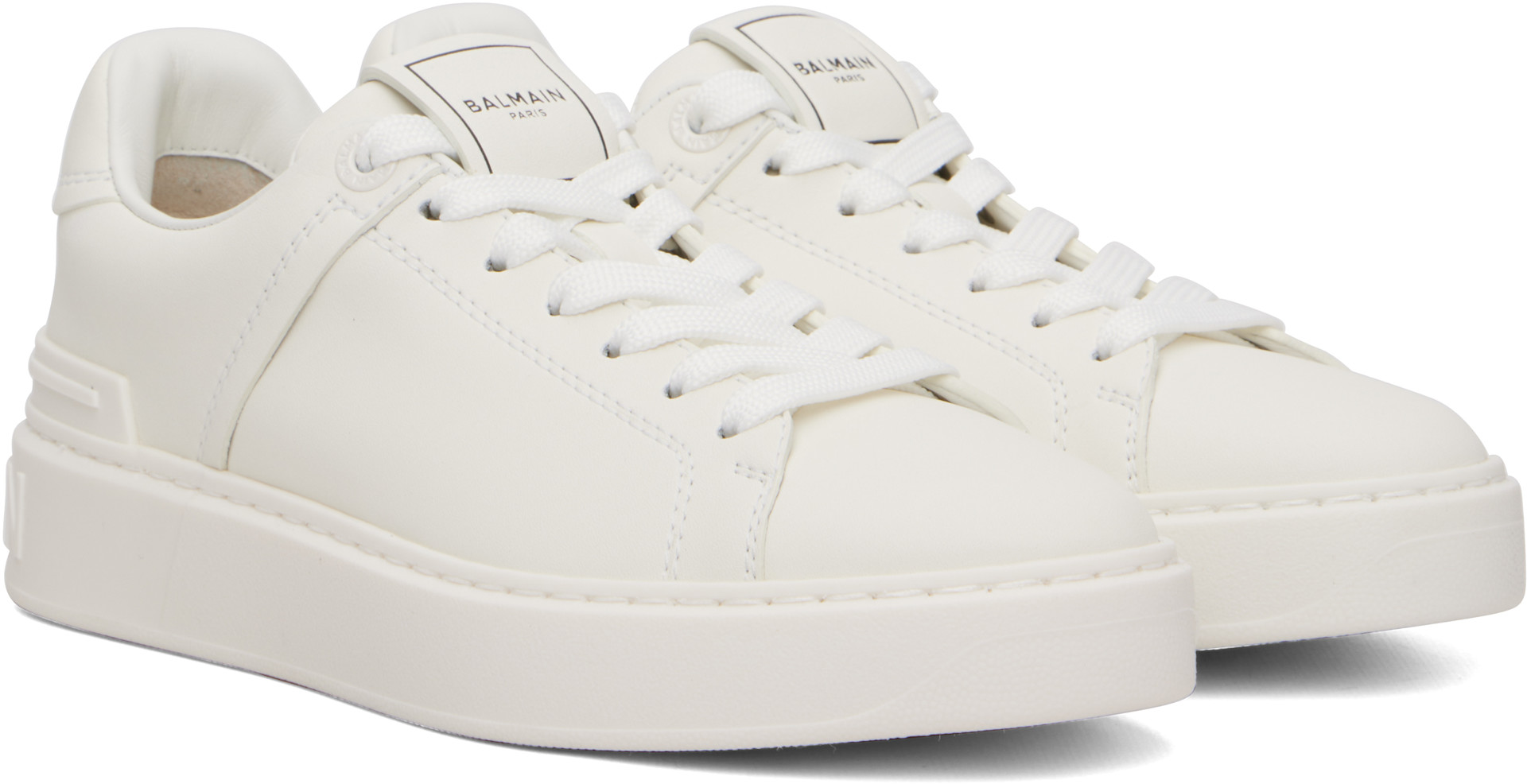 Balmain - Baskets B-Court blanches