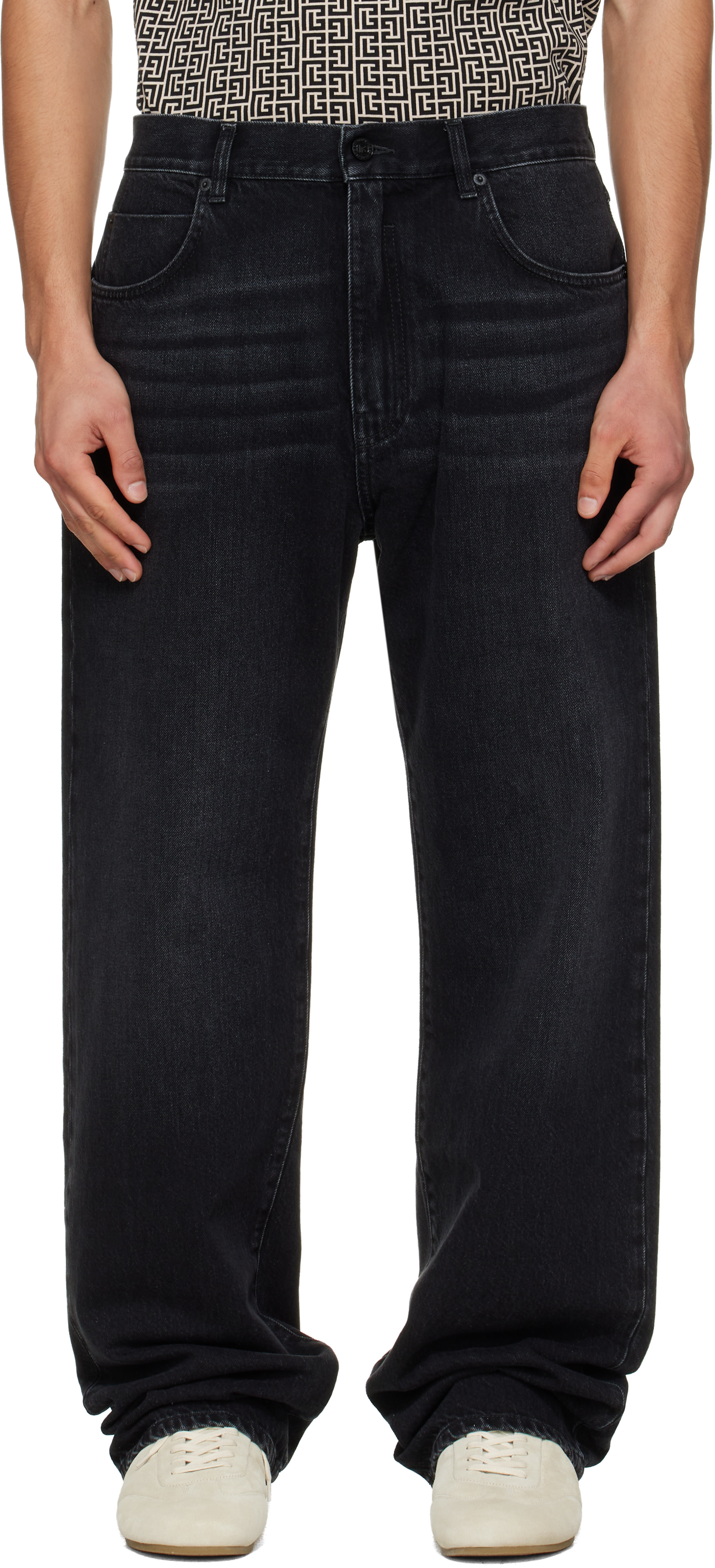 Balmain - Jean décontracté noir