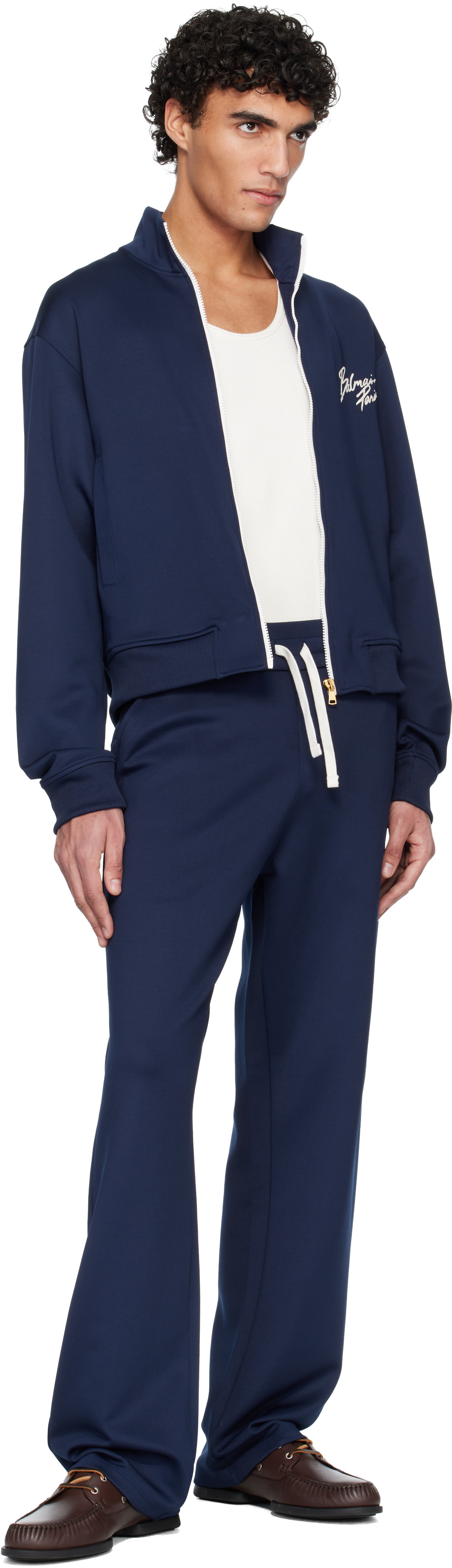 Balmain - ネイビー Signature スウェットパンツ