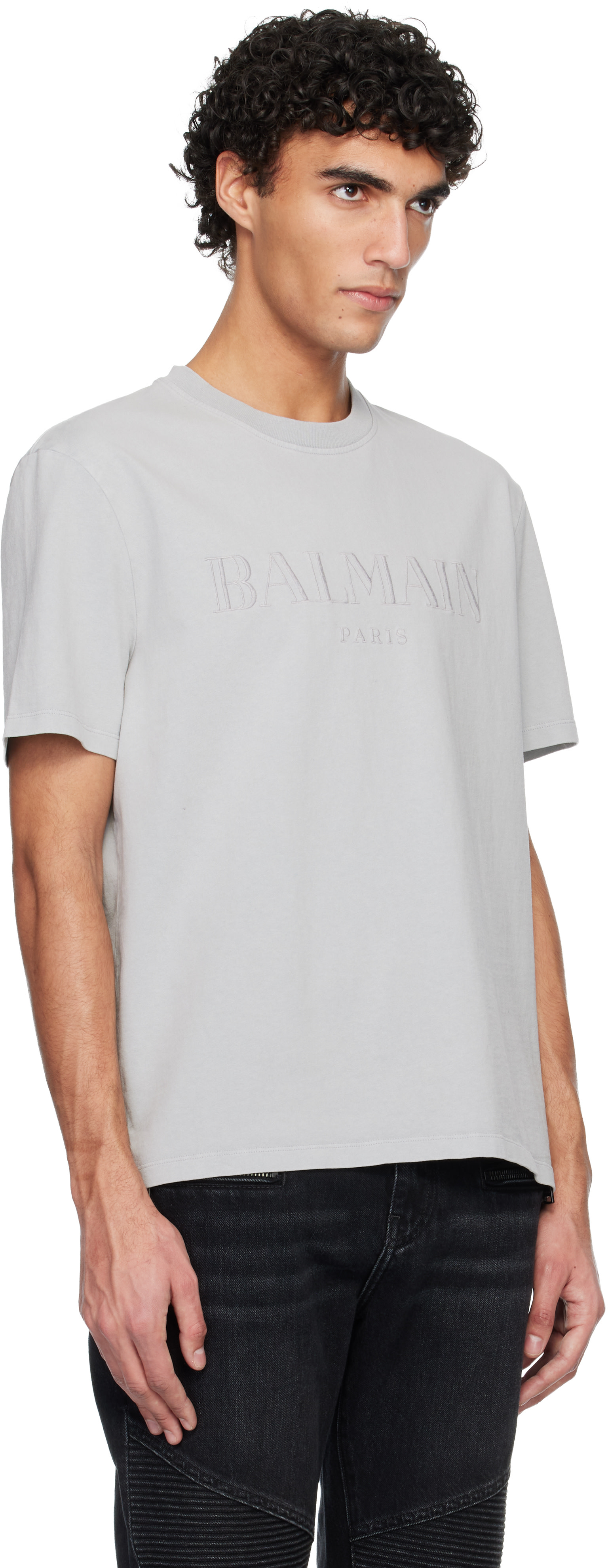 BALMAIN: Gray Vintage 