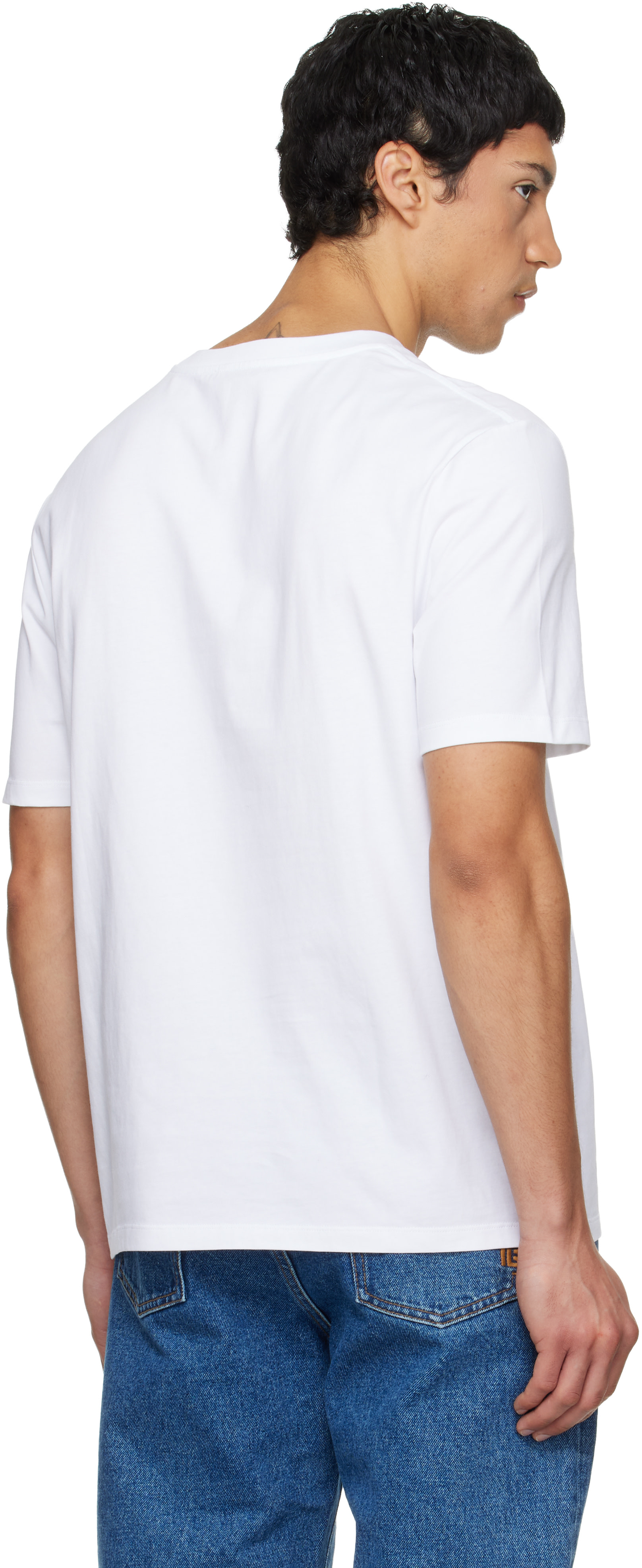 Balmain - ホワイト Couture Label Tシャツ