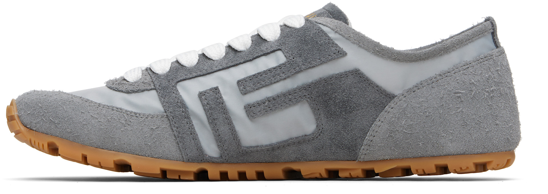 Balmain - Baskets Racer 45 grises