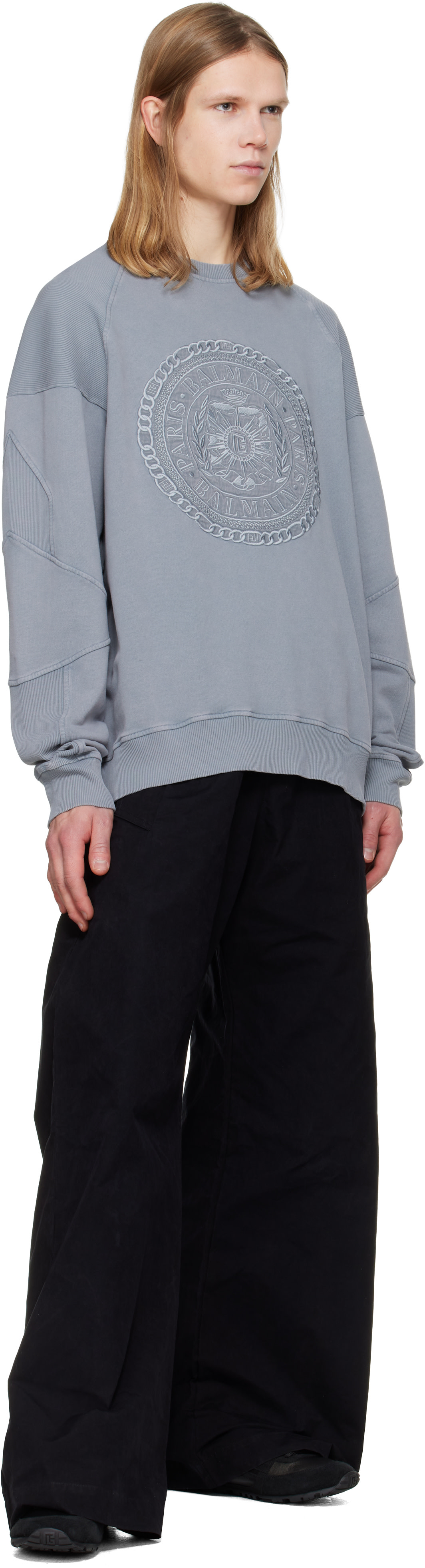 Balmain - Baskets de course 45 noires