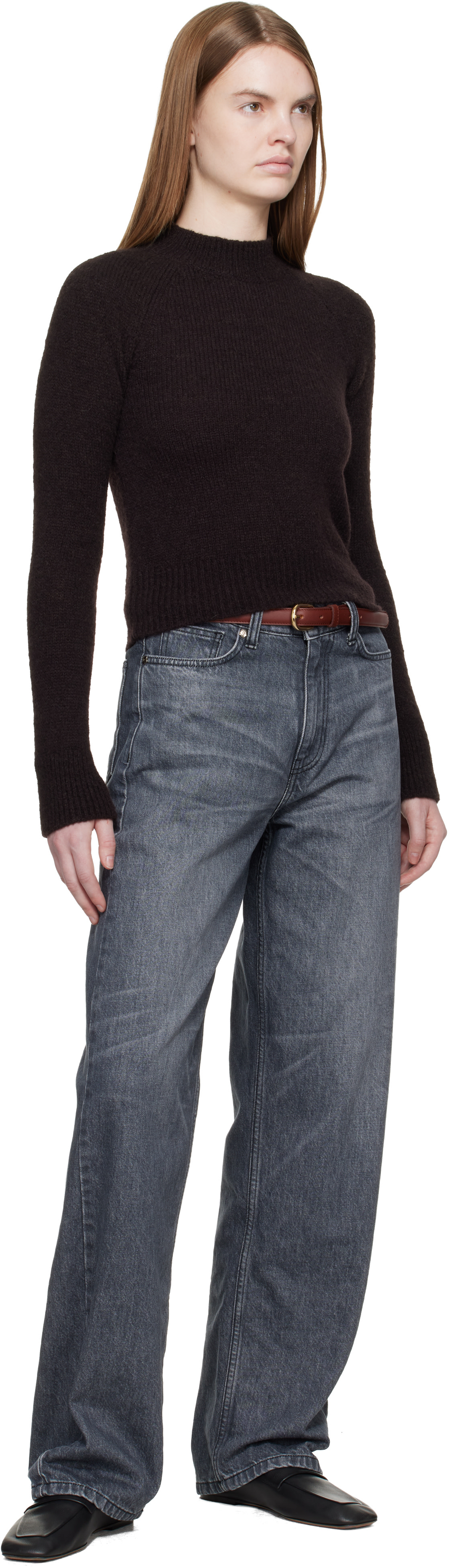 A.P.C. - Ceinture Rosette brune