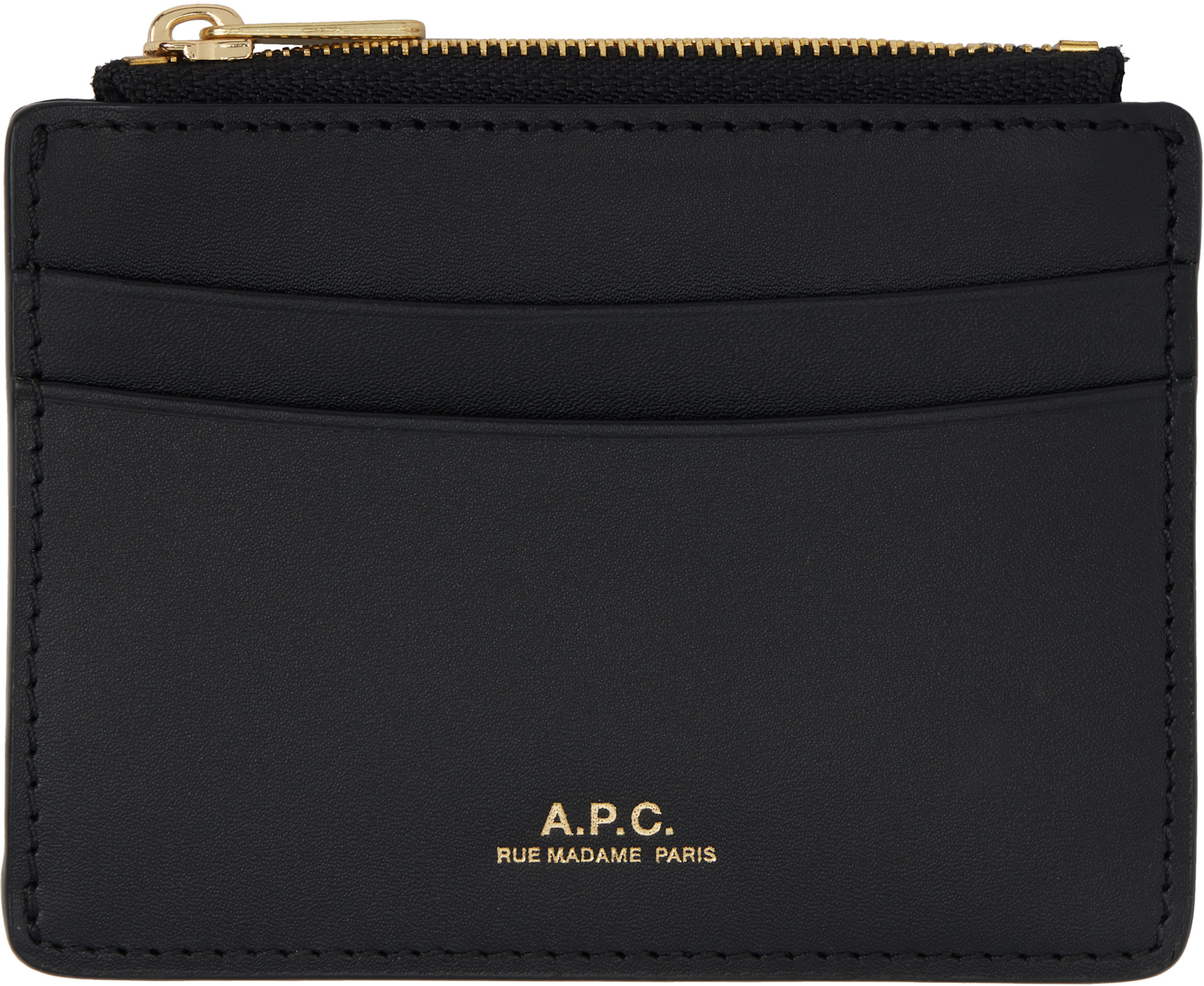 A.P.C. - 블랙 파리 카드 지갑
