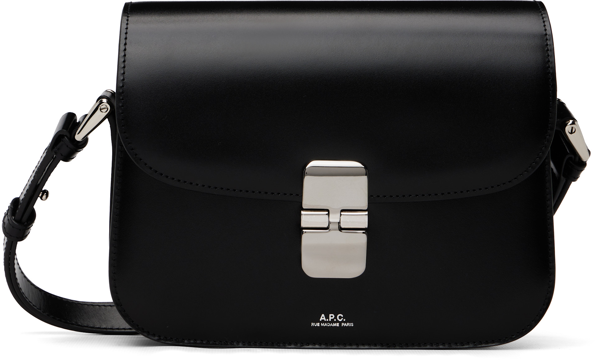 A.P.C.: Black Grace Small Bag | SSENSE