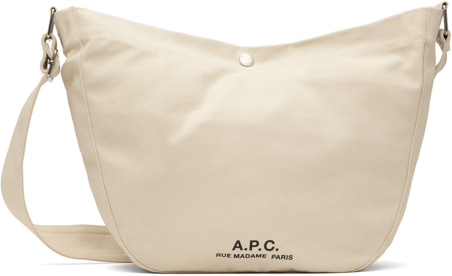 A.P.C. - Sac Journal blanc cassé