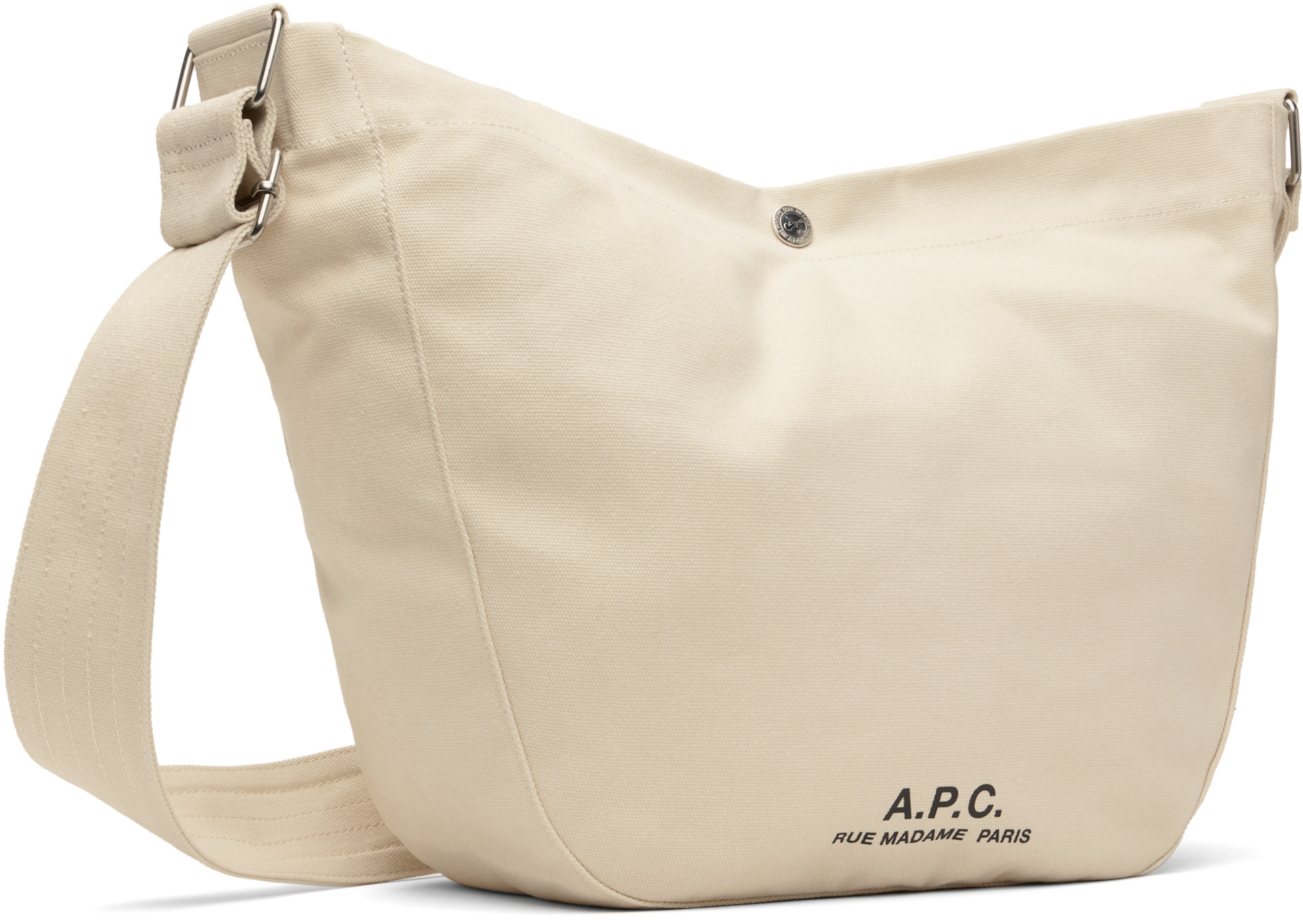 A.P.C. - Sac Journal blanc cassé