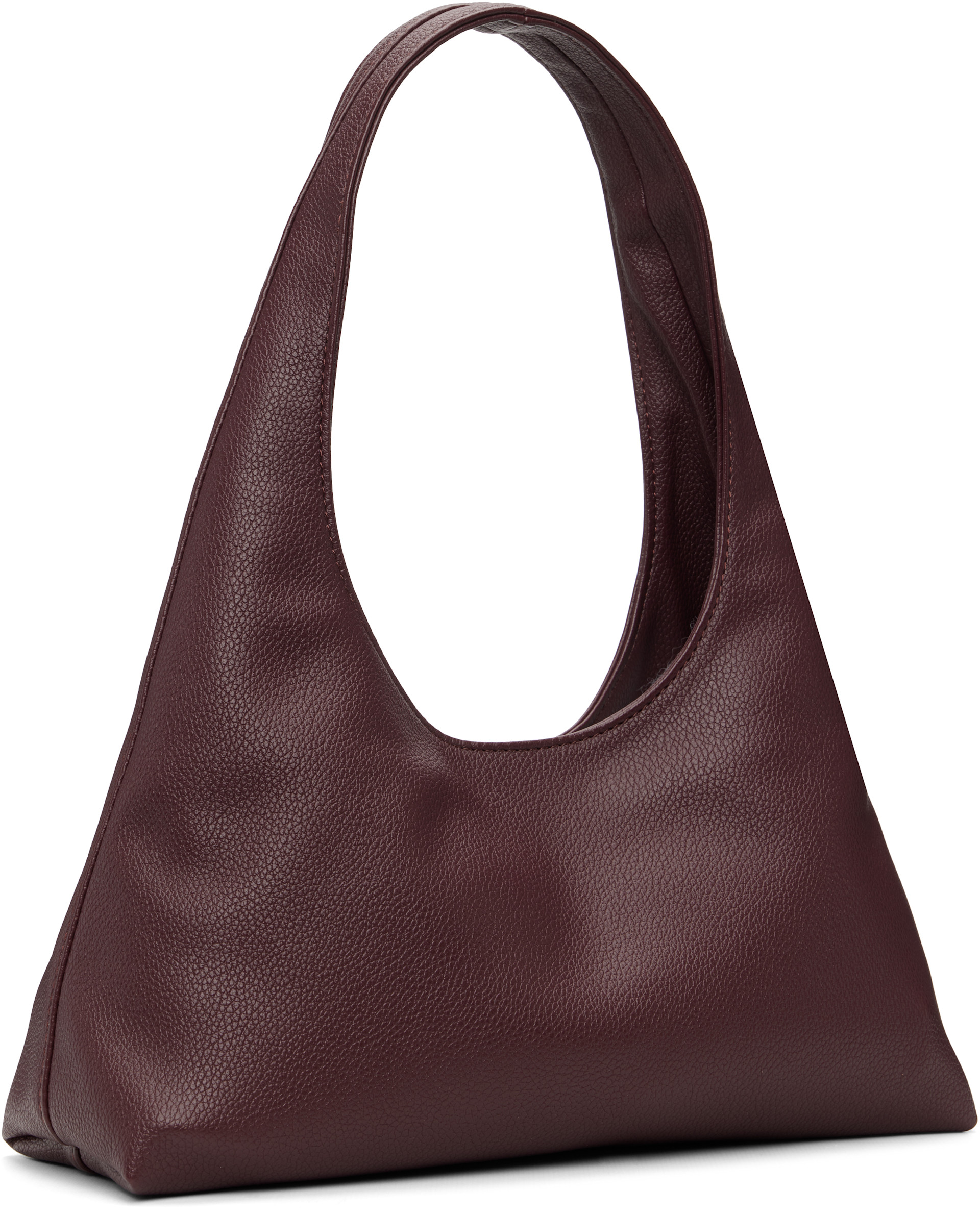 A.P.C.: Burgundy Baby Ninon Shoulder Bag | SSENSE