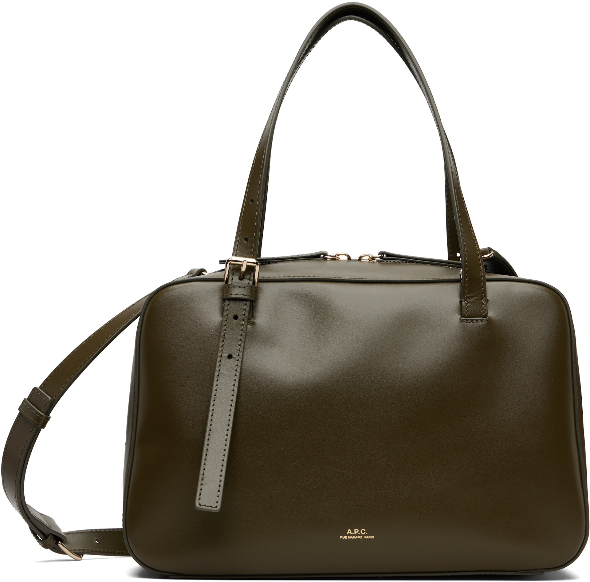 A.P.C. - Sac rigide Virginie kaki
