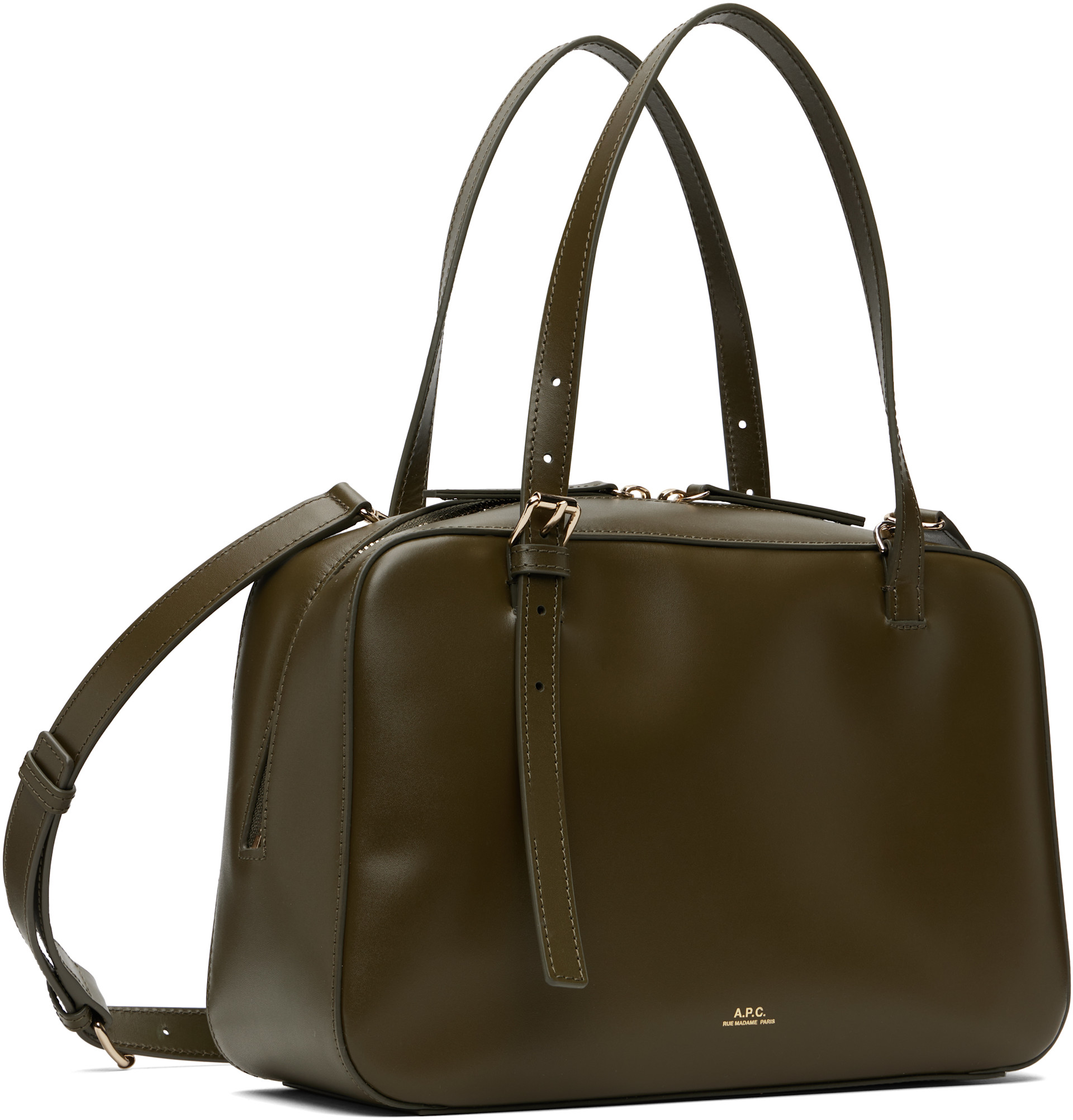 A.P.C. - Sac rigide Virginie kaki