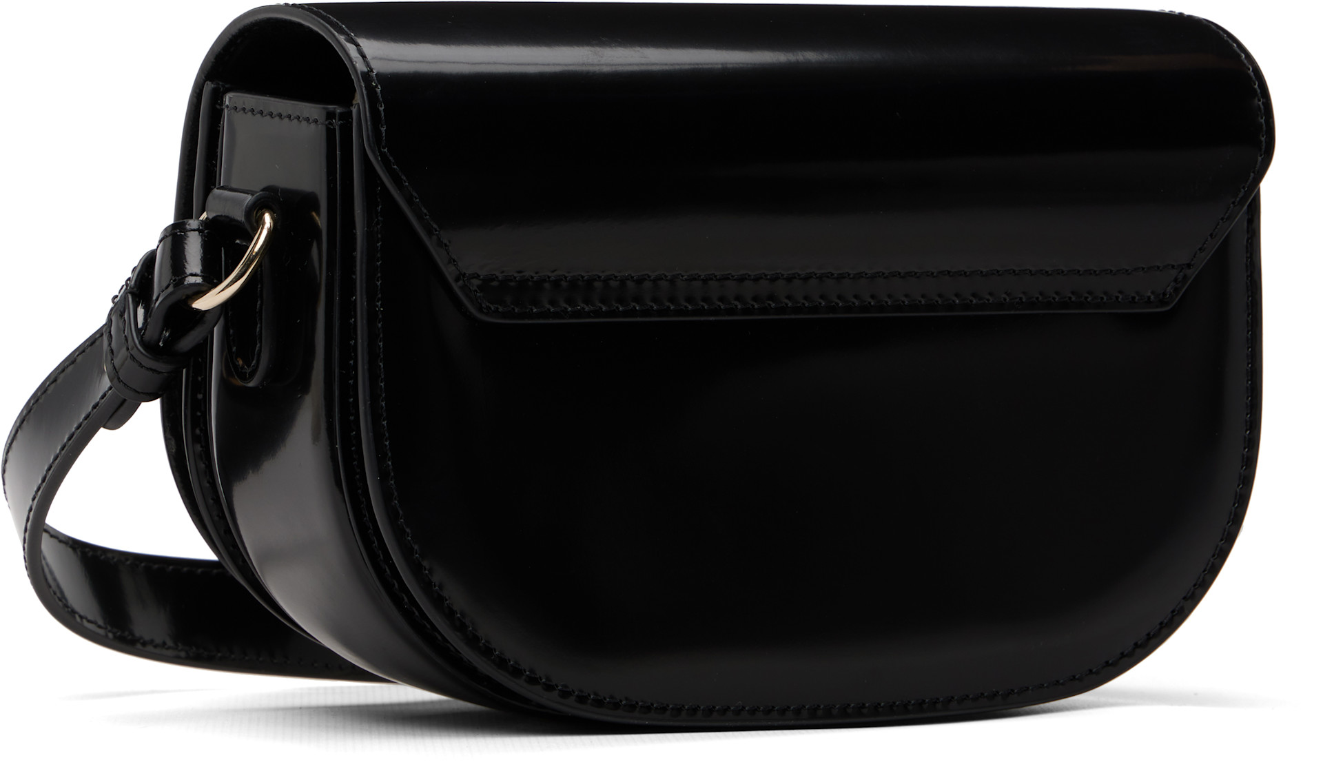 A.P.C.: Black 'Le B-Side' Small Bag | SSENSE Canada