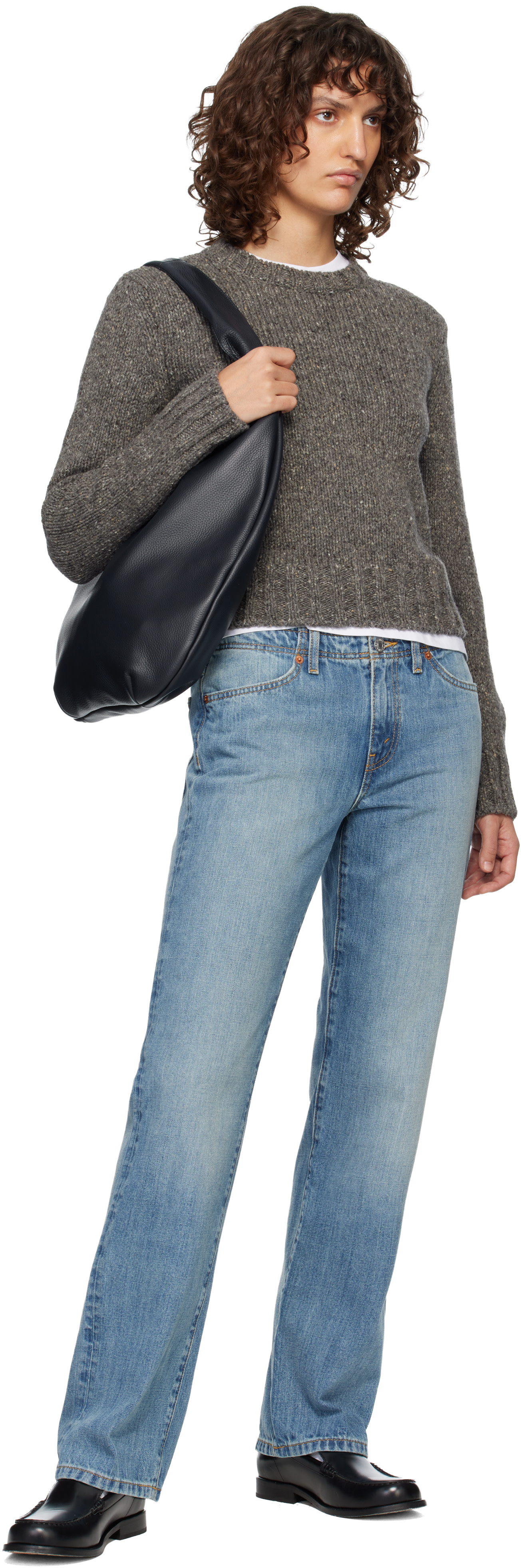 A.P.C. - Sac 'Le neige' bleu marine