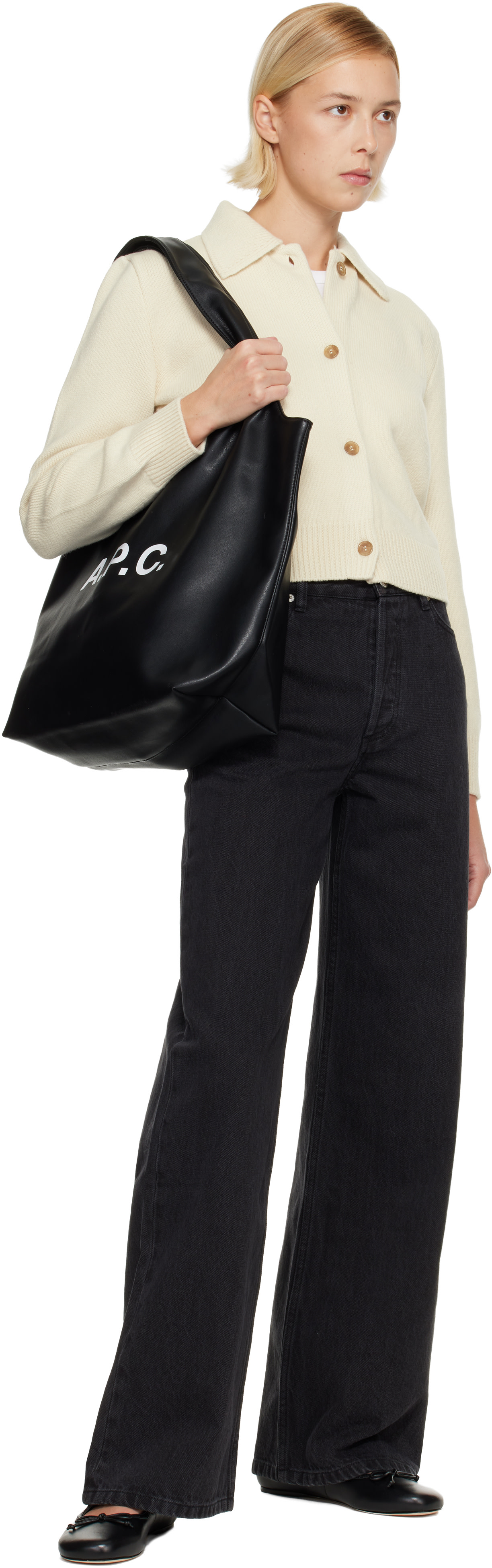 A.P.C. - Cabas noir - Ninon