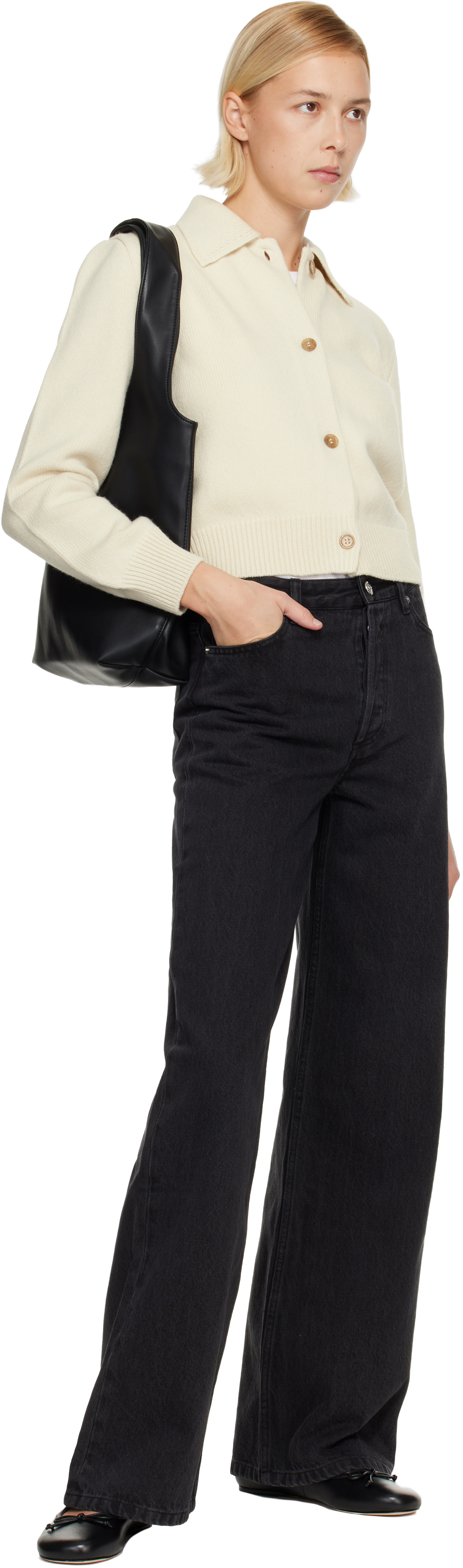A.P.C. - Petit cabas noir - Ninon