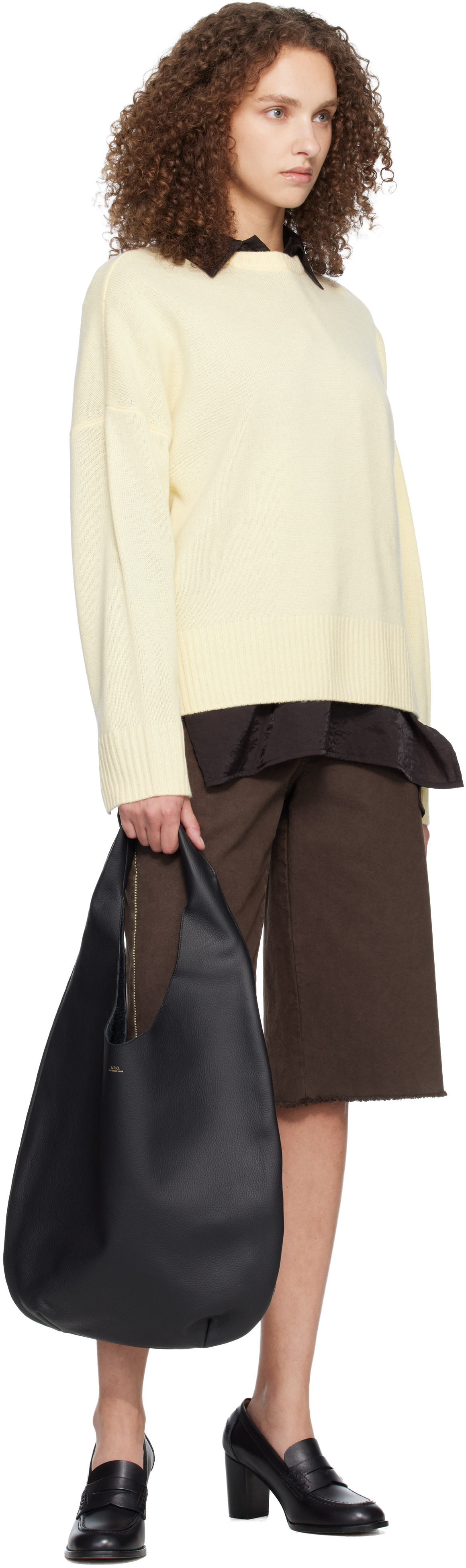 A.P.C. - Sac 'Le neige' noir