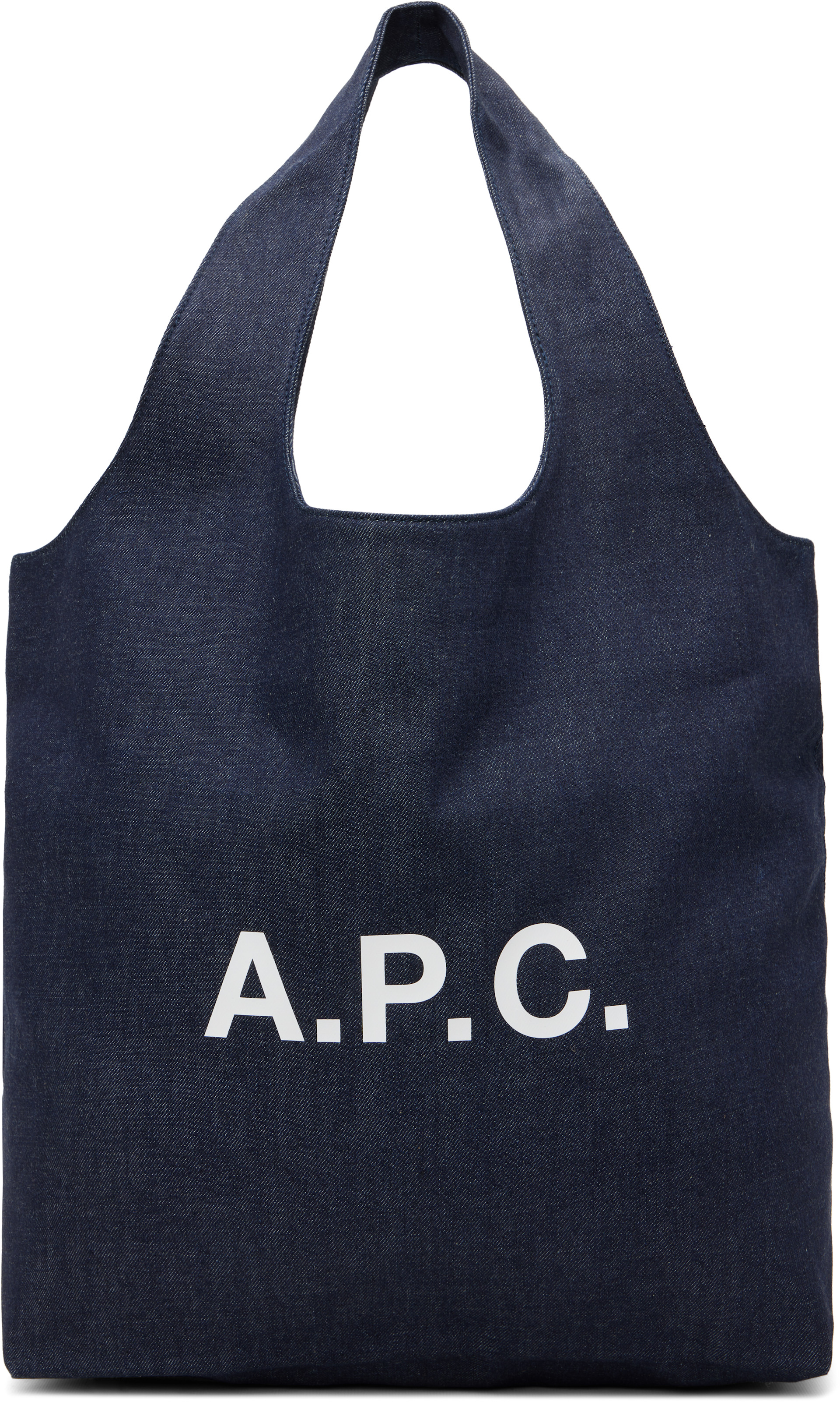 A.P.C. - Navy Ninon Denim Tote