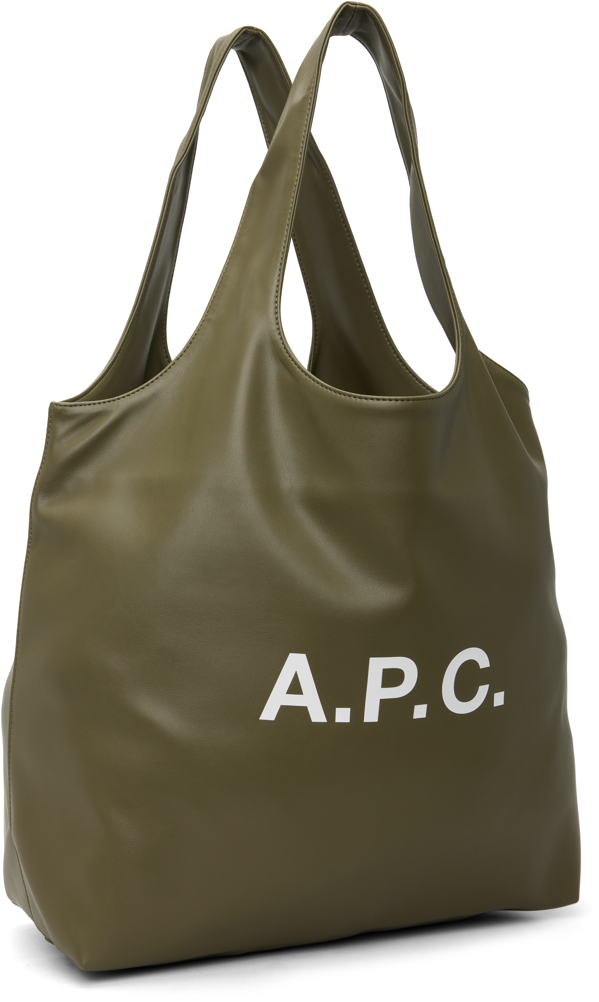 A.P.C. - 카키 니논 토트백
