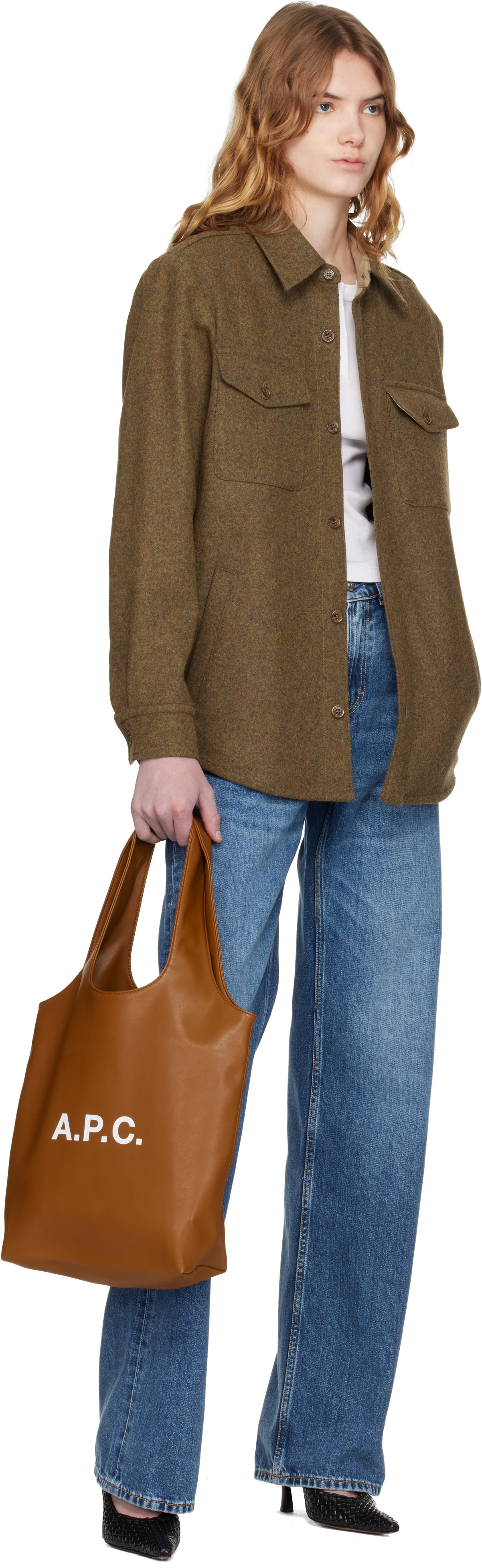 A.P.C. - 탠 스몰 니논 토트백