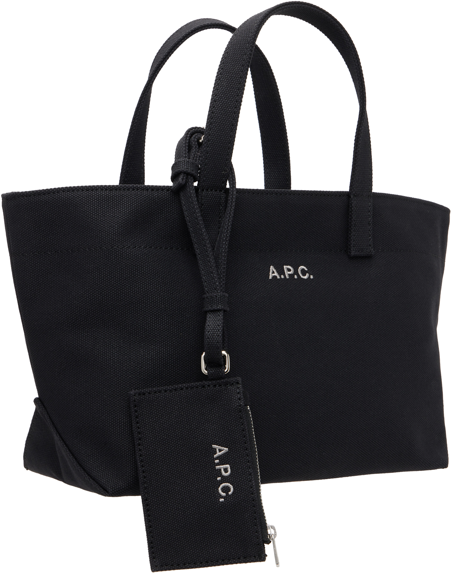 A.P.C.: ブラック スモール 'Le Drummer' トワル トートバッグ
