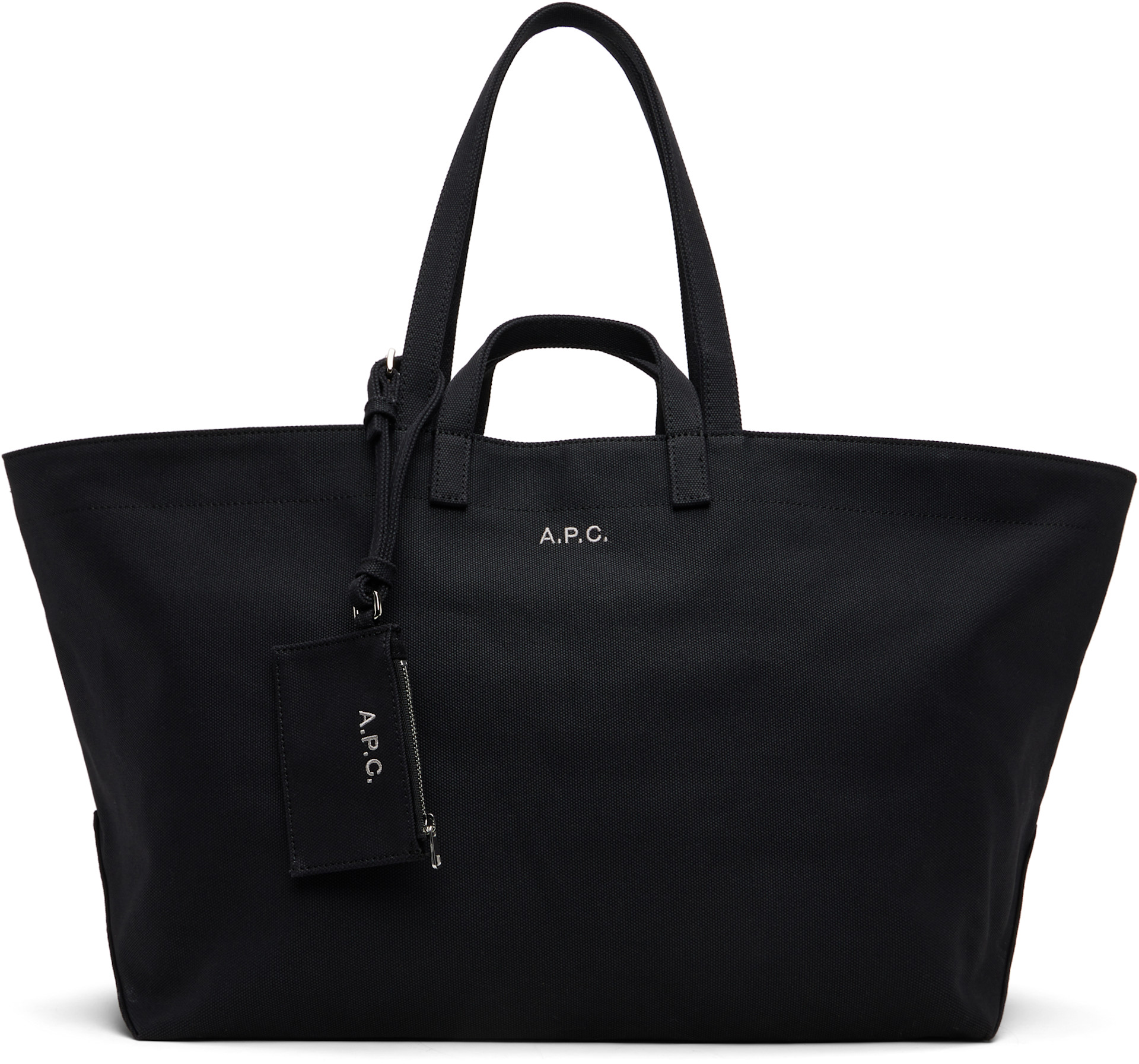 A.P.C. - Cabas Drummer noir en canevas