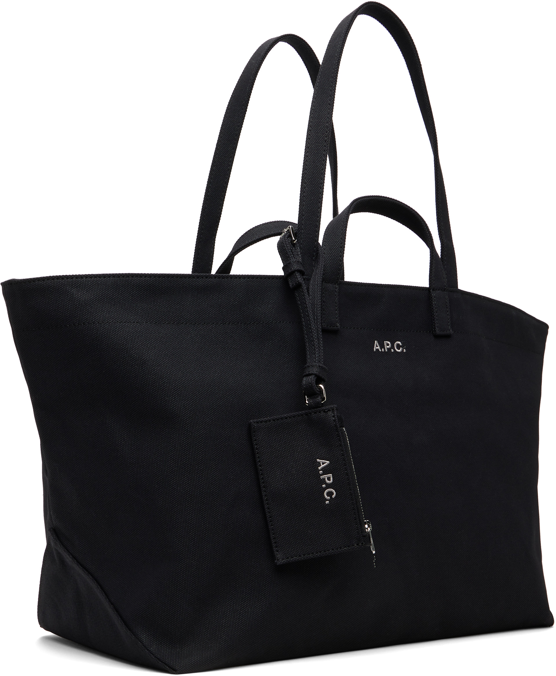A.P.C. - Cabas Drummer noir en canevas