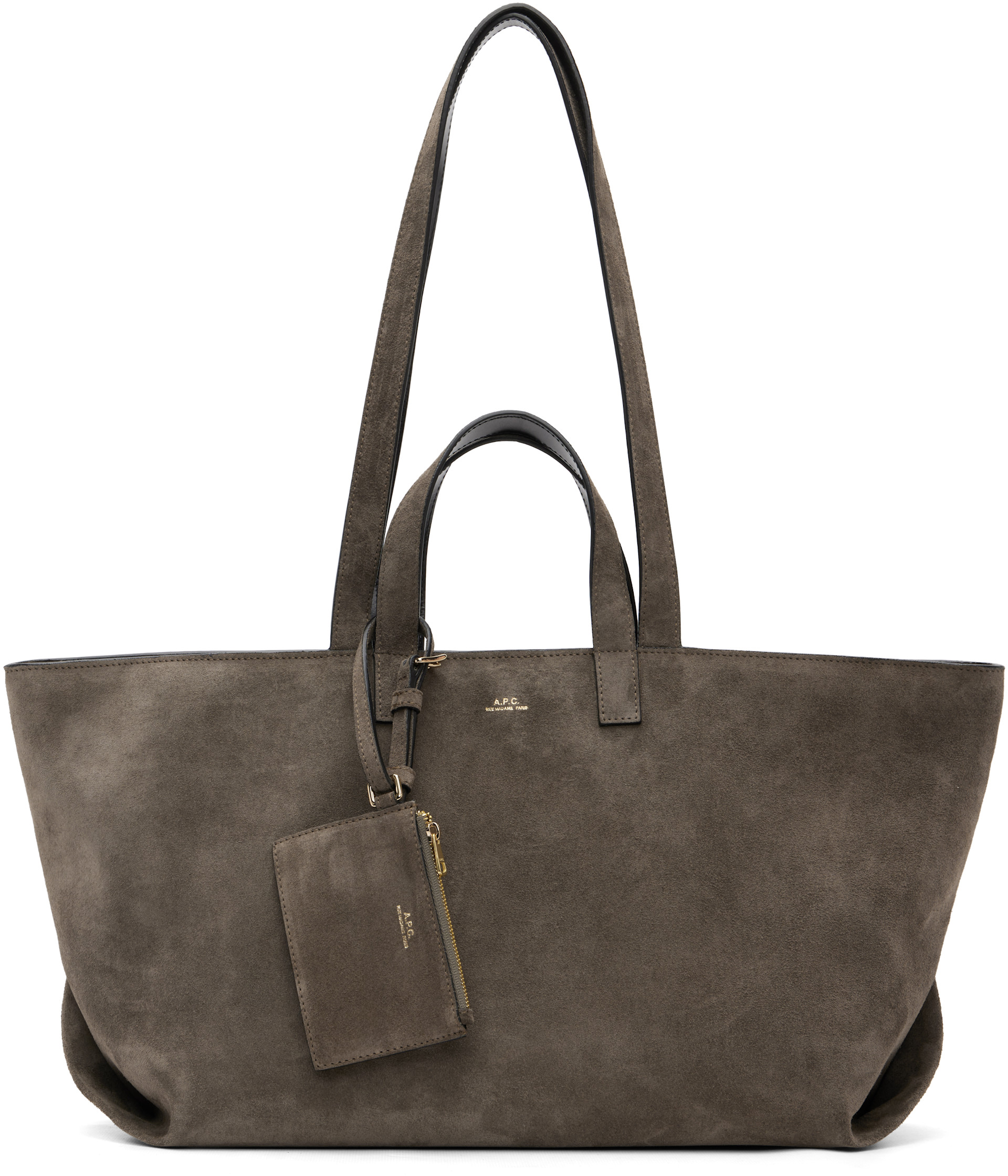 A.P.C. - Cabas 'Le drummer' taupe