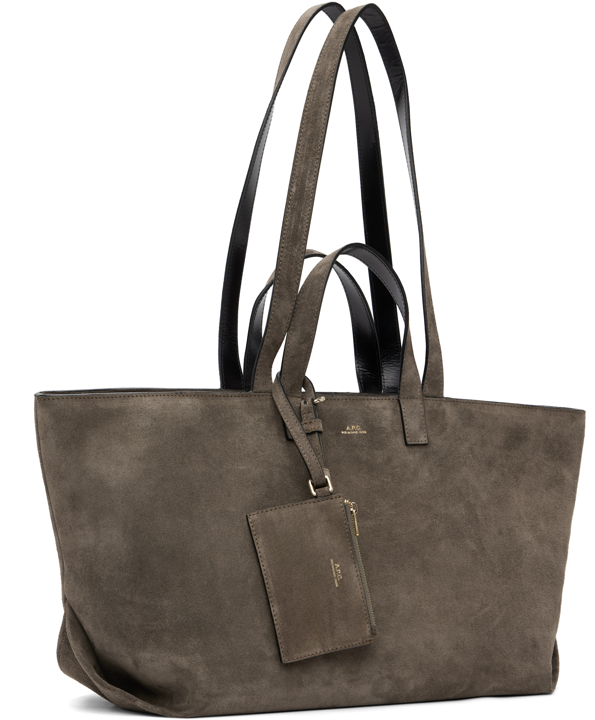 A.P.C. - Cabas 'Le drummer' taupe