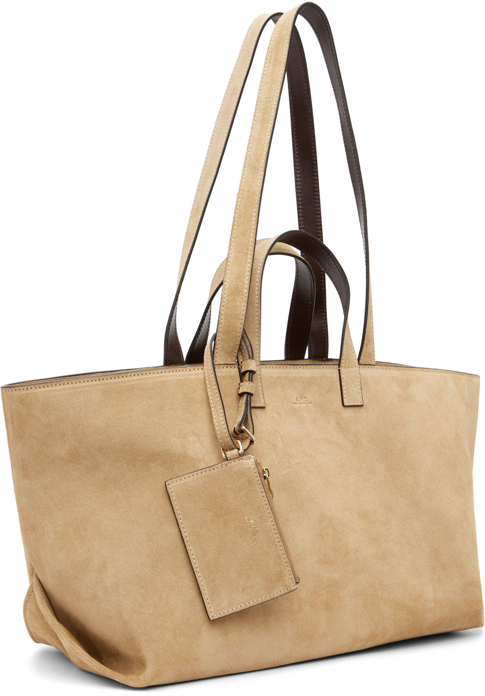 A.P.C. - Cabas 'Le drummer' beige