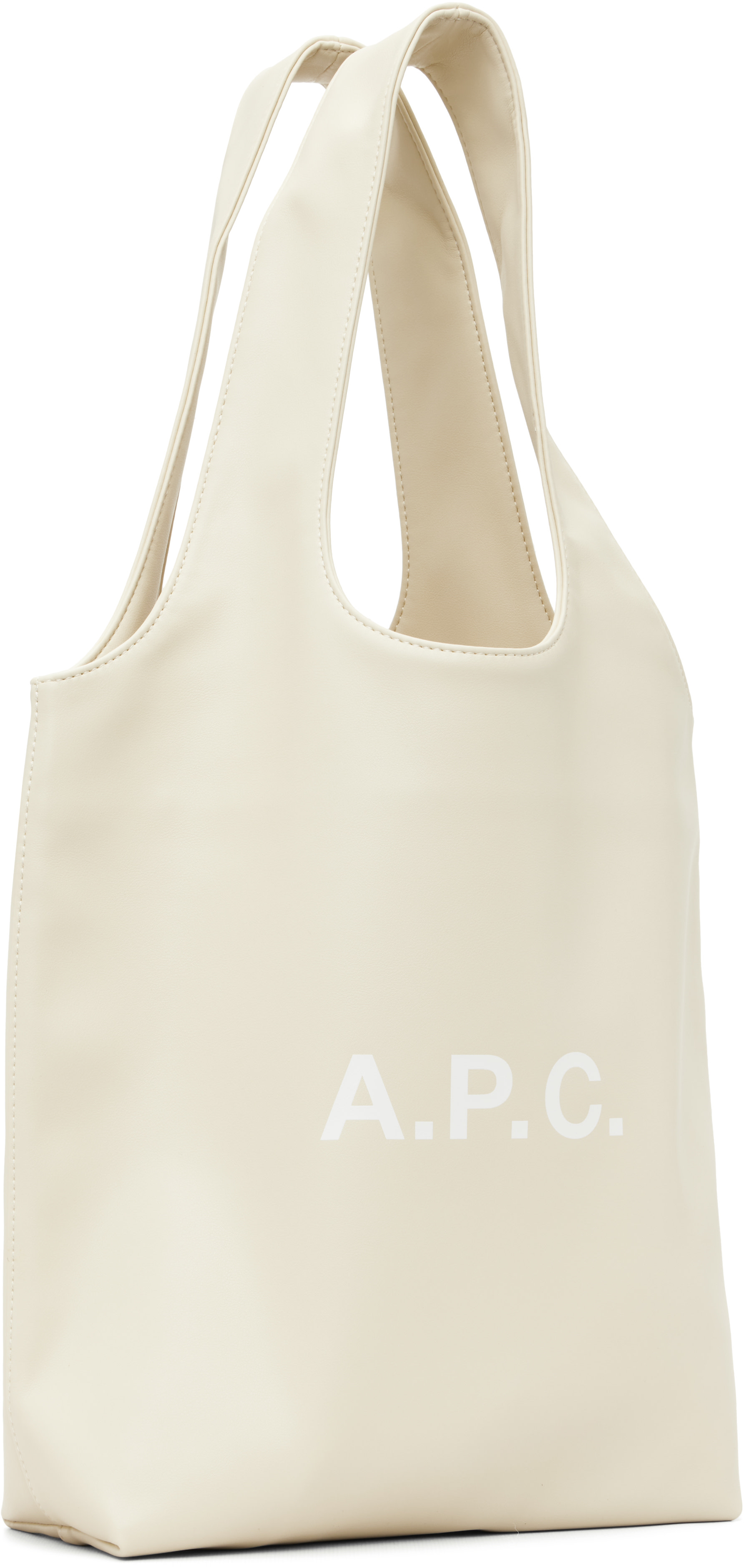 A.P.C. - Petit cabas blanc cassé - Ninon