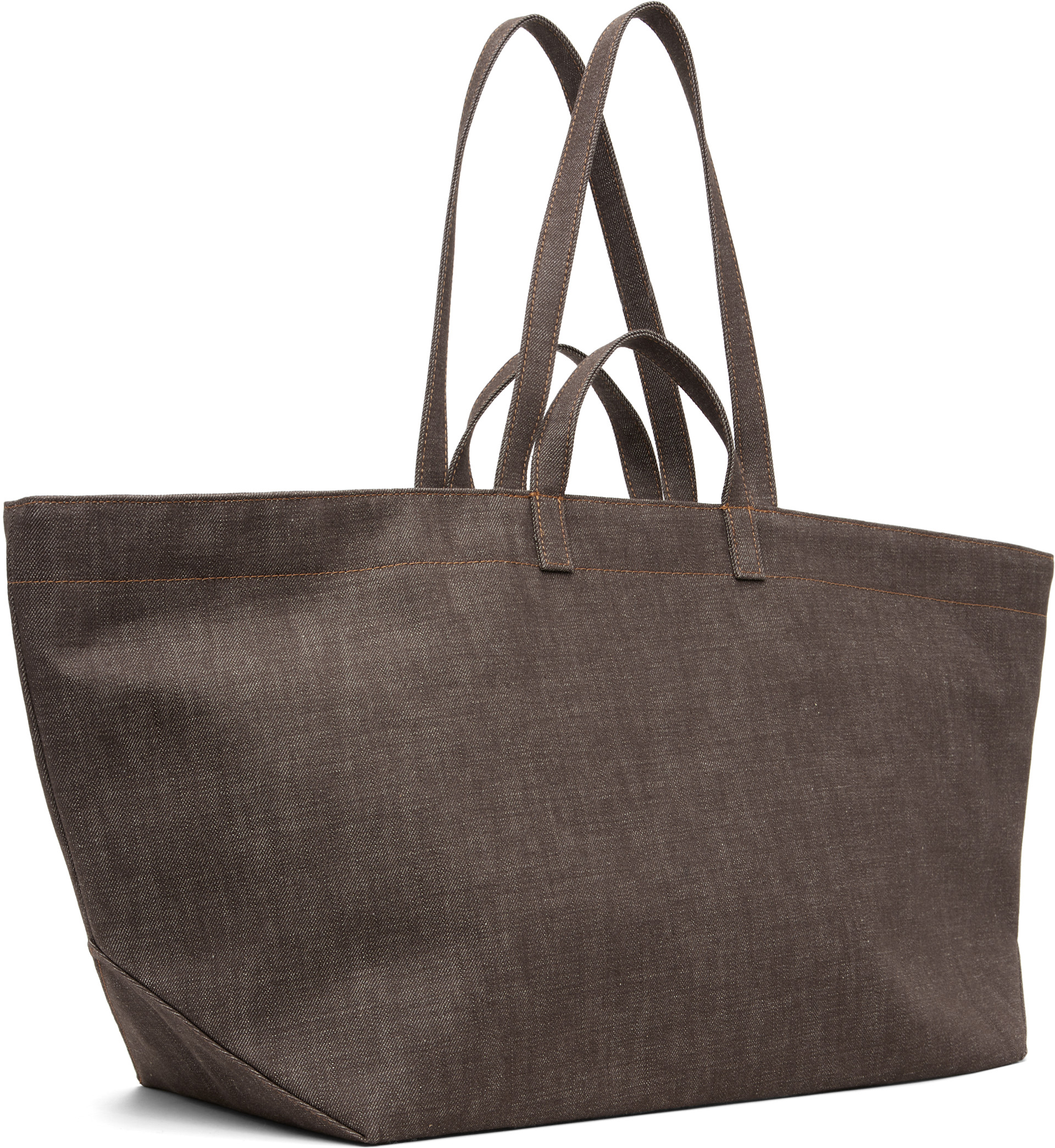 A.P.C. - Cabas Drummer brun en canevas