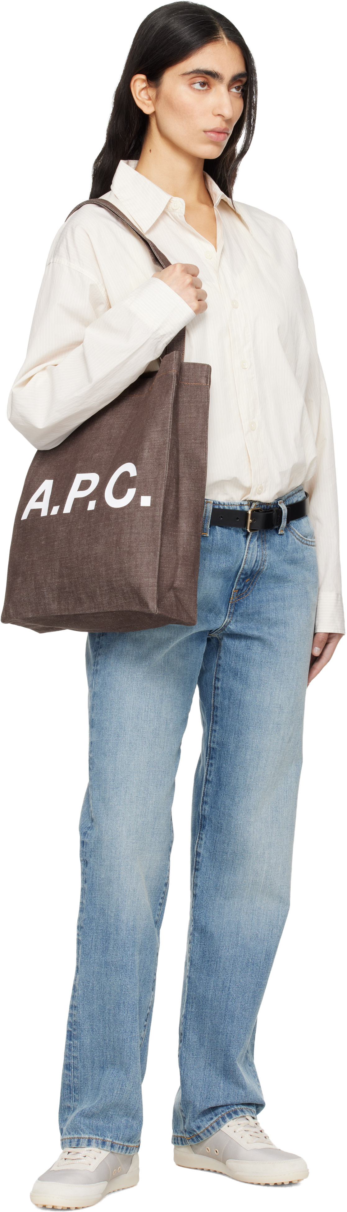 A.P.C. - Cabas Lou brun
