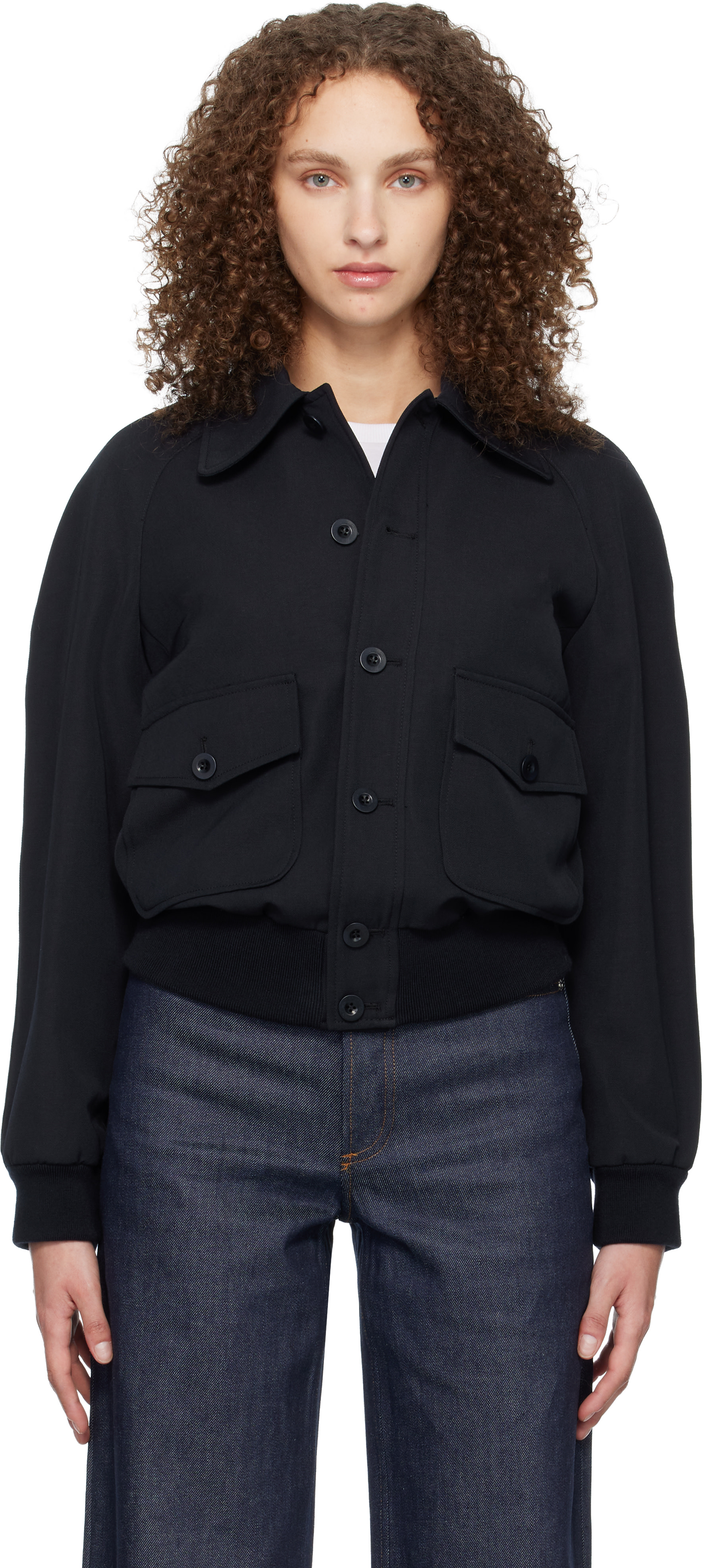 A.P.C. - ネイビー Raglan ボンバージャケット