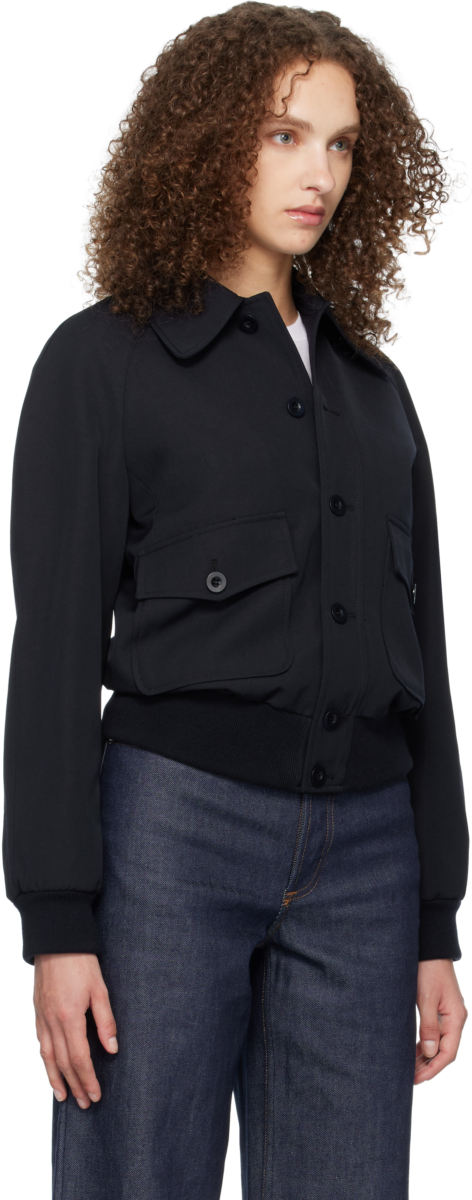 A.P.C. - ネイビー Raglan ボンバージャケット