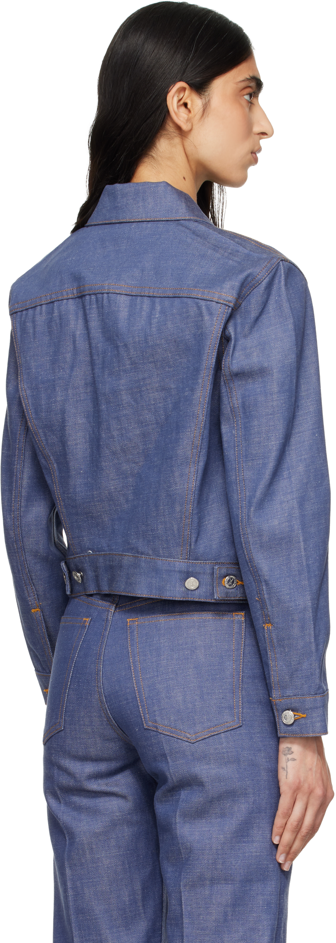 A.P.C. - Blouson Dion bleu en denim