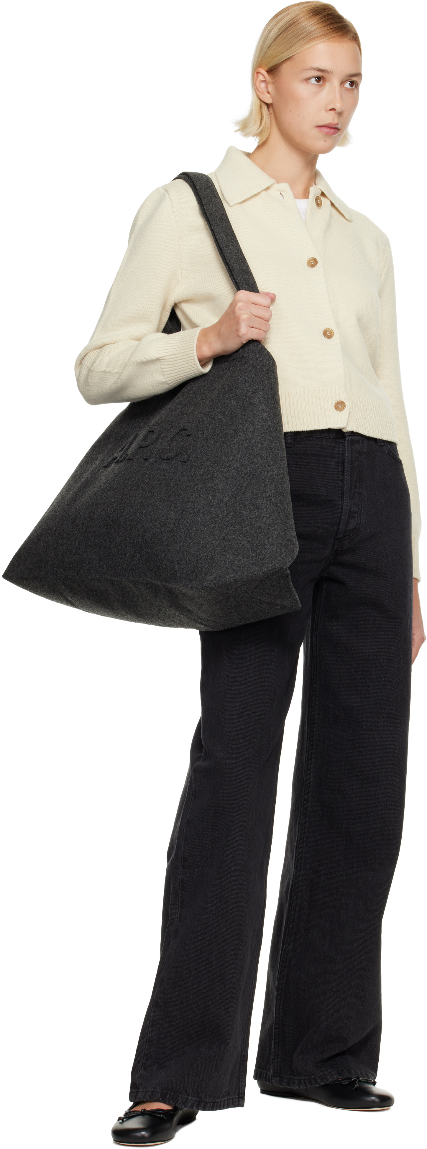 A.P.C.: ブラック Elisabeth ジーンズ | SSENSE 日本