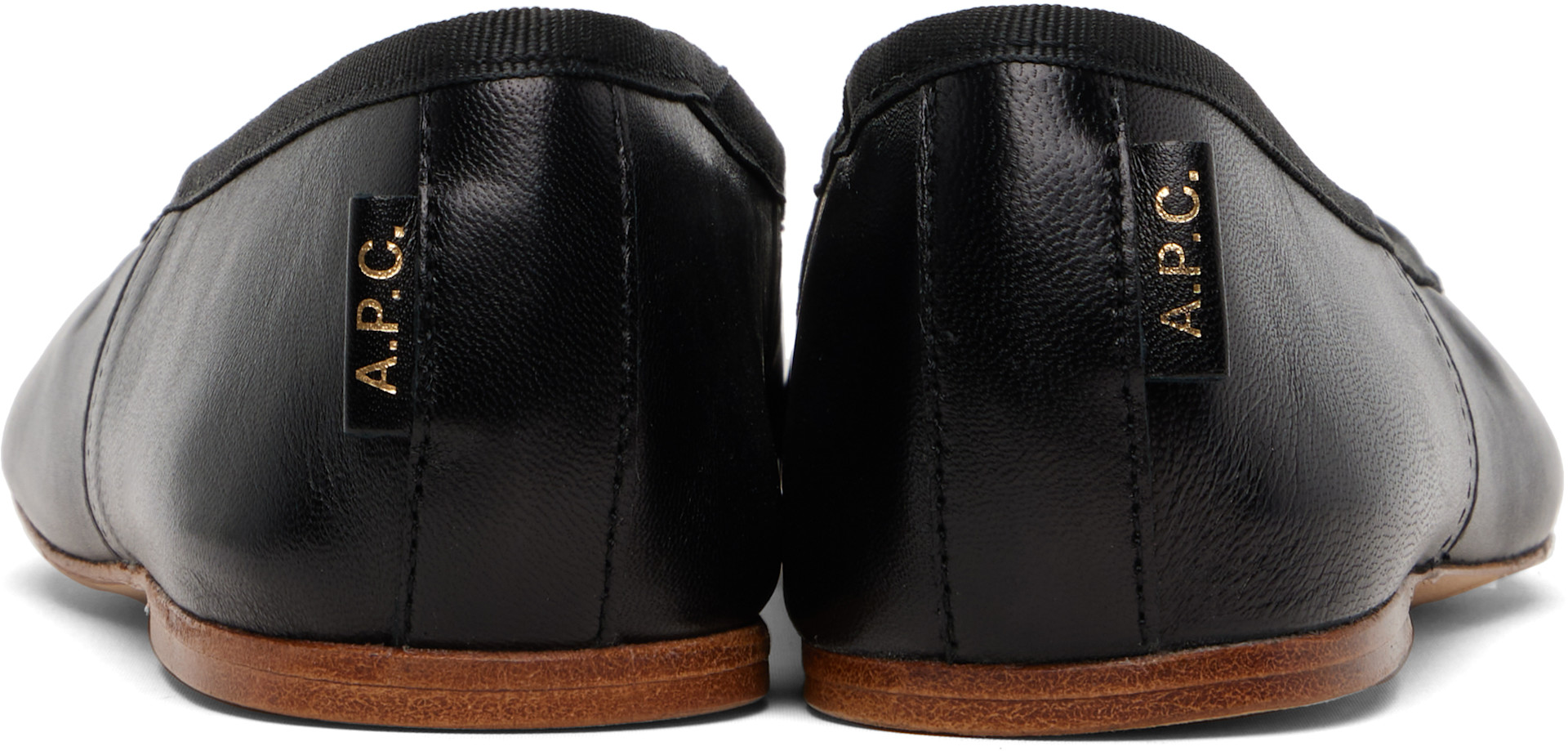 A.P.C. - Ballerines Swan noires