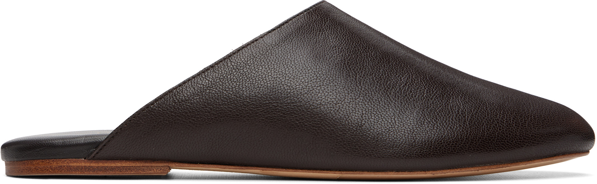 A.P.C. - Flâneurs à enfiler de style mule bruns
