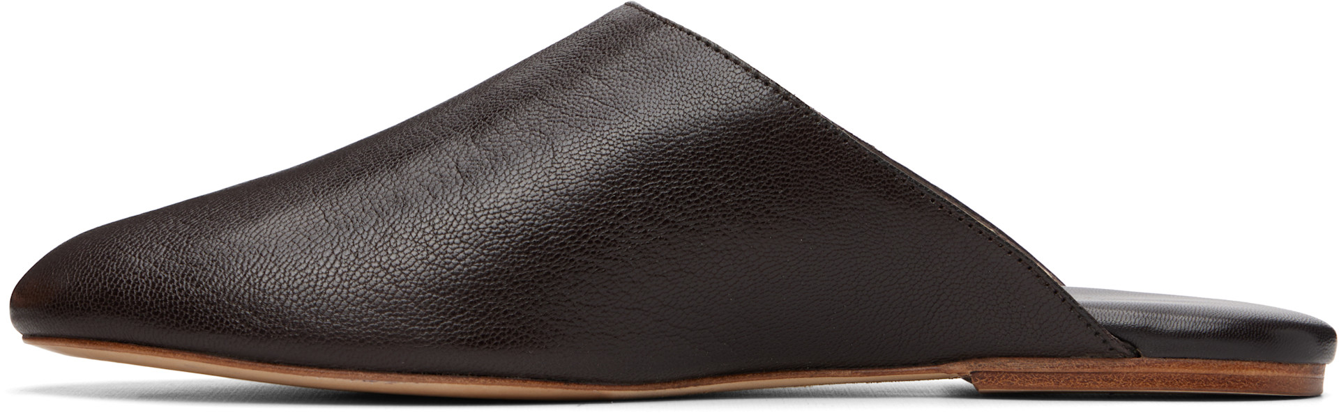A.P.C. - Flâneurs à enfiler de style mule bruns