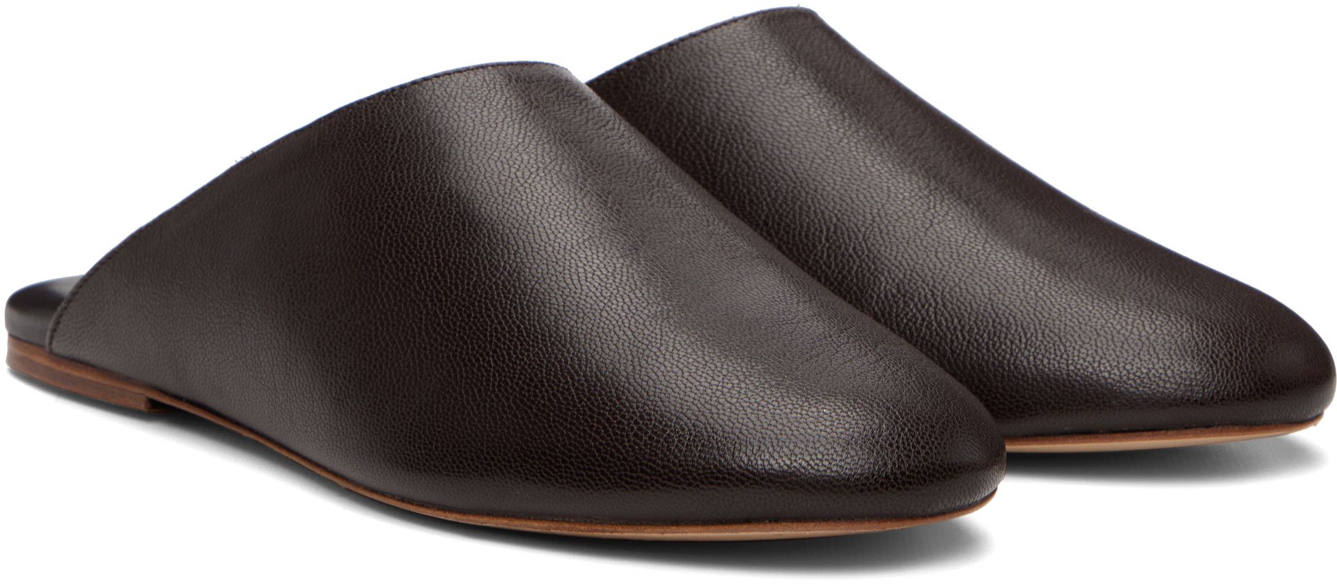 A.P.C. - Flâneurs à enfiler de style mule bruns