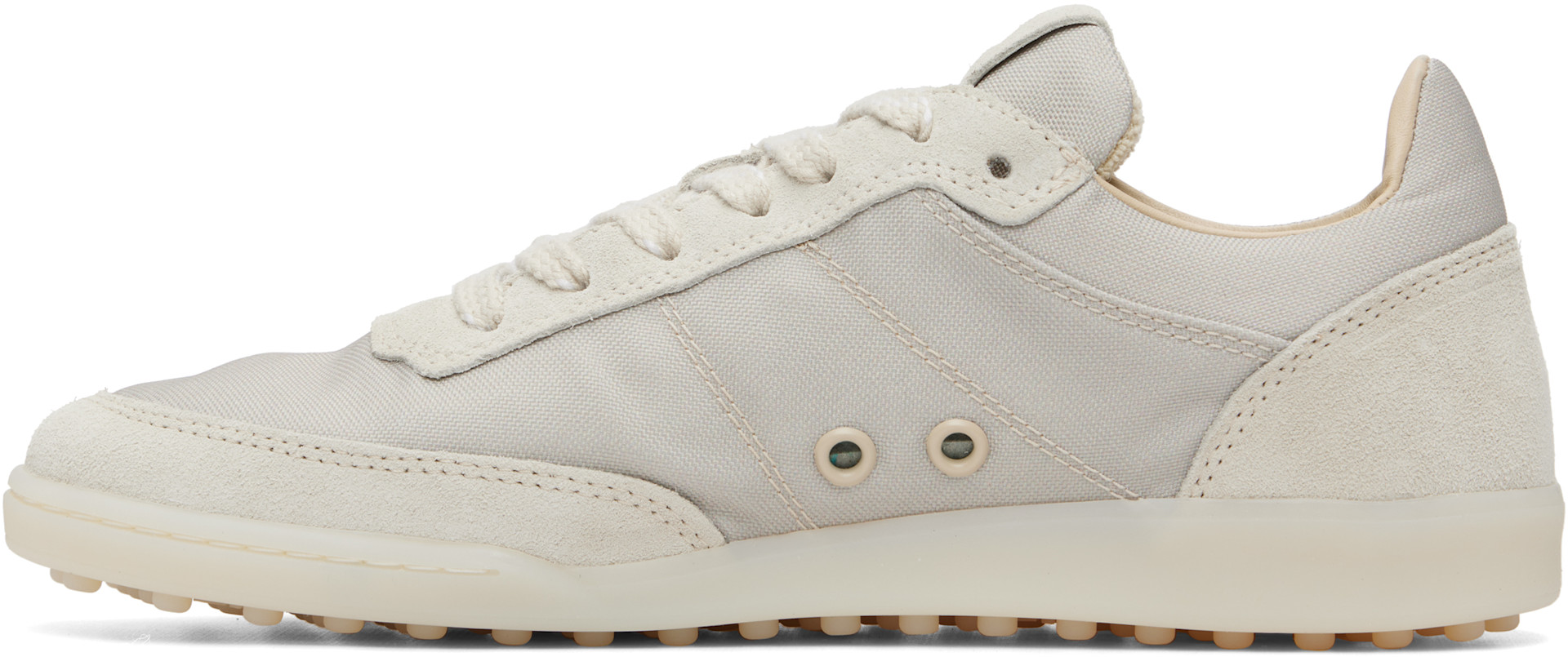 A.P.C. - Baskets Moe blanc cassé