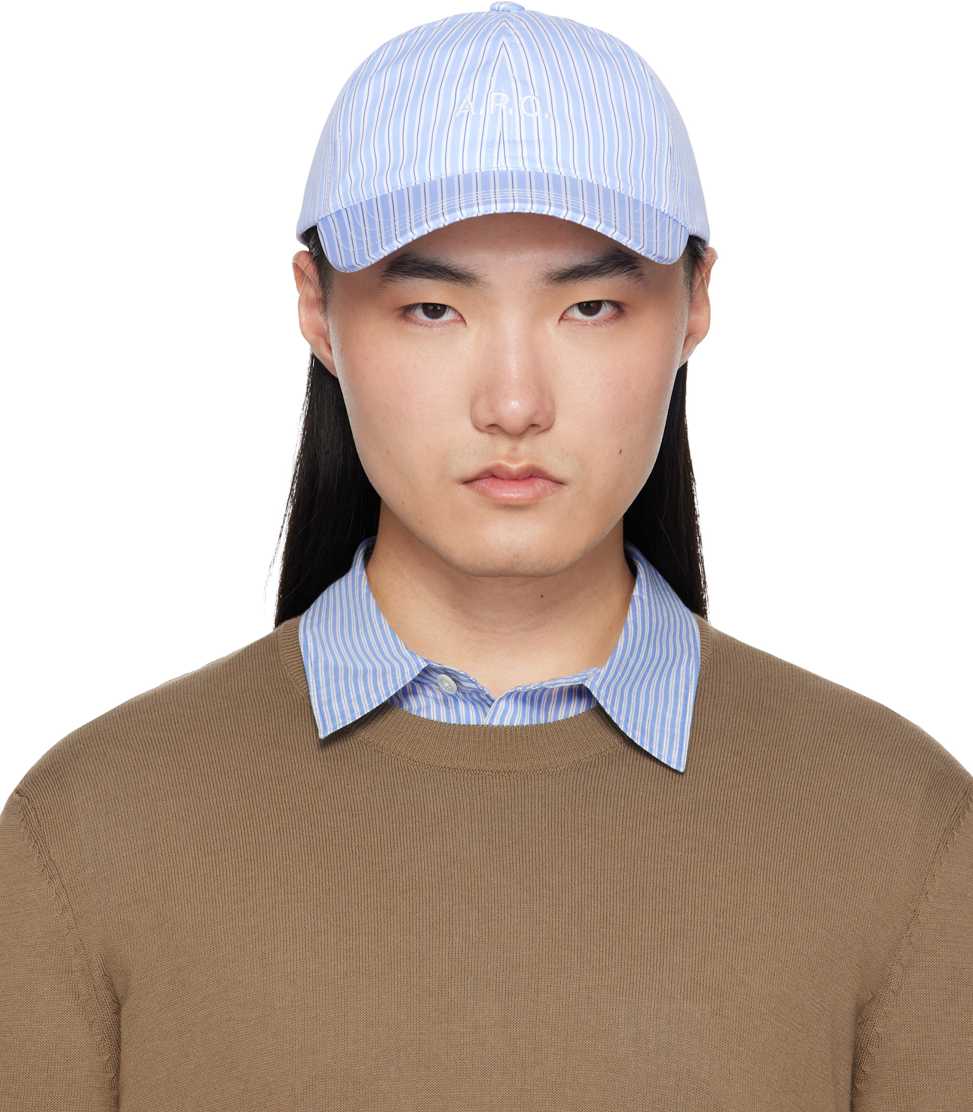 A.P.C. - 블루 & 화이트 찰리 볼캡